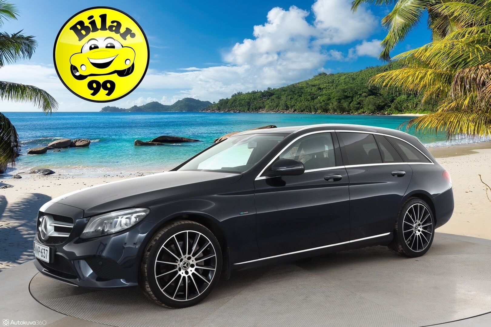 MERCEDES-BENZ C 2020 300 e T Avantgarde EQ Power *ACC / Burmester / Multibeam LED / Vetokoukku / Sporttipenkit / Keyless* - Huokeaan hintaan! / Vetokoukku / Kahdet Mersun vanteet / Mersun huoltohistoria!