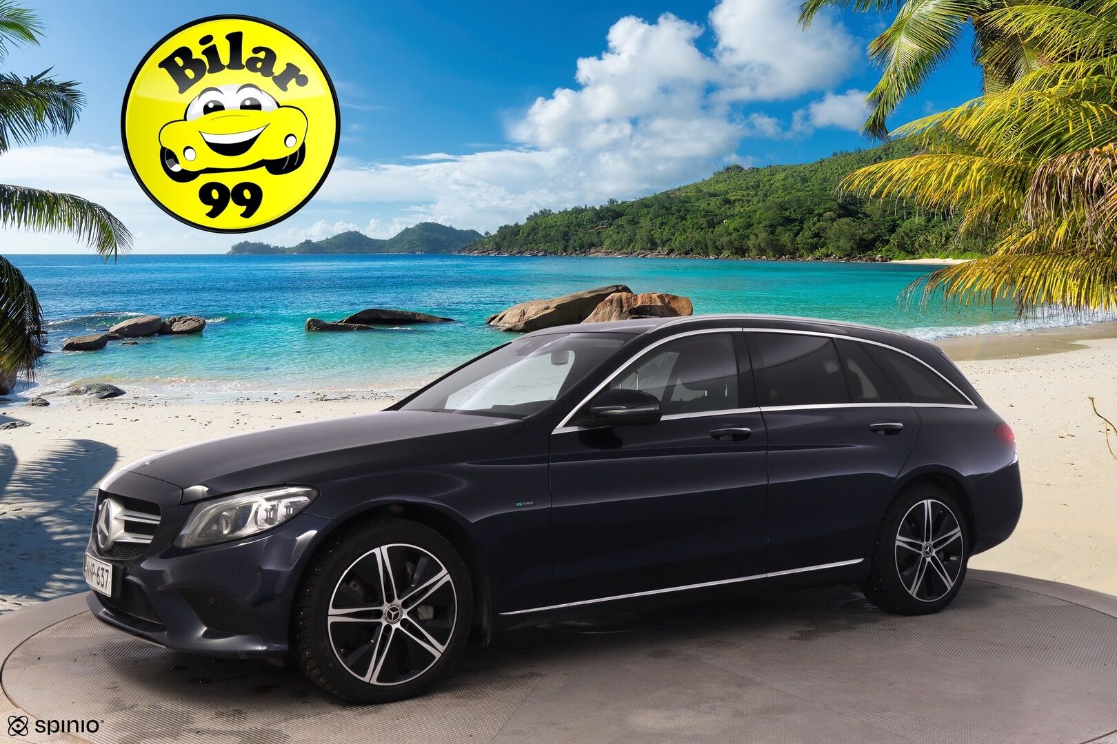 MERCEDES-BENZ C 2020 300 e T Avantgarde EQ Power * DTR+ / Burmester / Multibeam LED / Vetokoukku / Sporttipenkit / Keyless / Navi* - Vetokoukku / Kahdet Mersun vanteet / Hyvä huoltohistoria