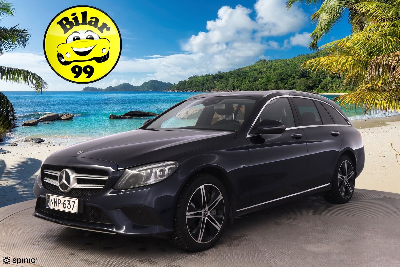 MERCEDES-BENZ C 2020 300 e T Avantgarde EQ Power * DTR+ / Burmester / Multibeam LED / Vetokoukku / Sporttipenkit / Keyless / Navi* - Vetokoukku / Kahdet Mersun vanteet / Hyvä huoltohistoria