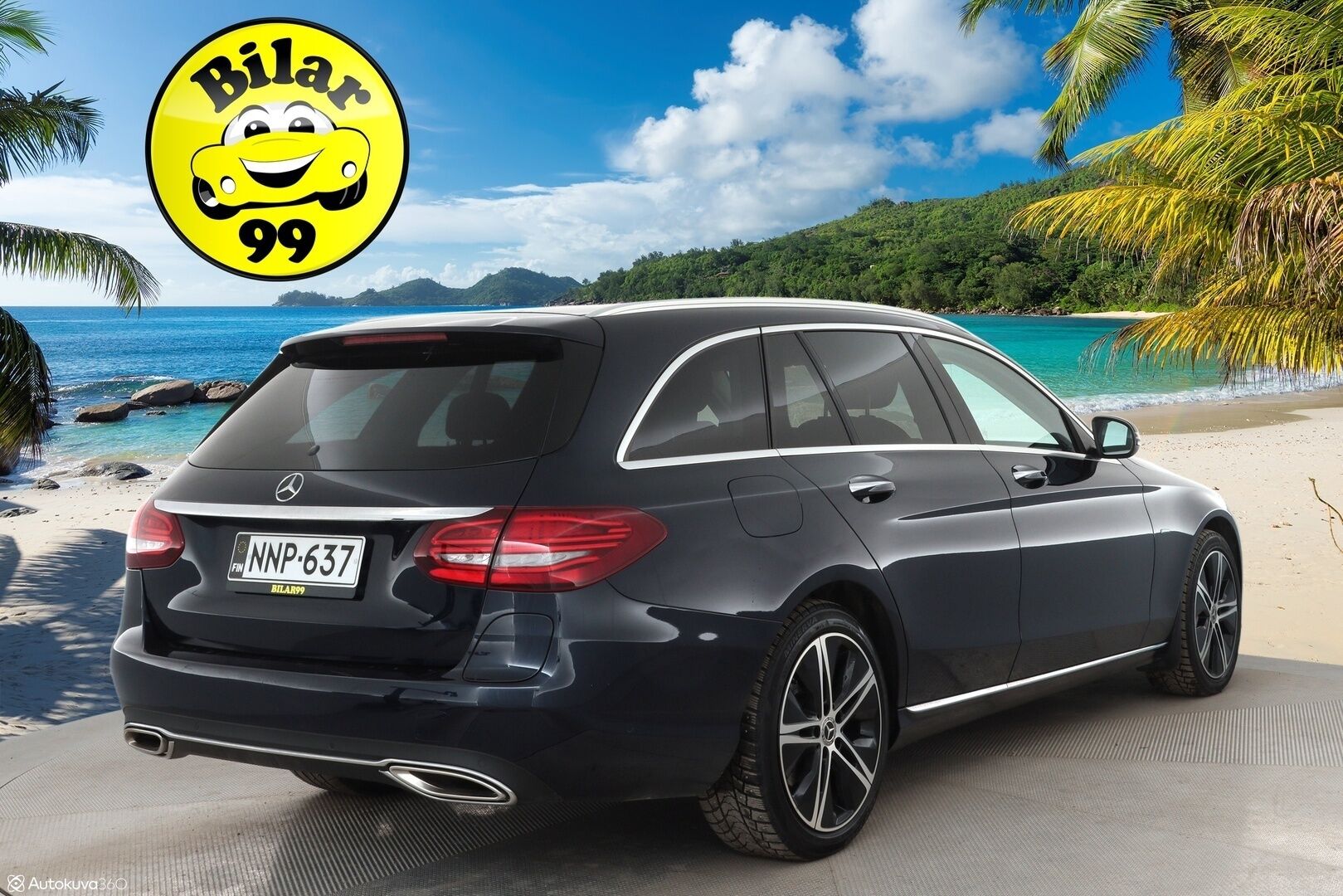 MERCEDES-BENZ C 2020 300 e T Avantgarde EQ Power *ACC / Burmester / Multibeam LED / Vetokoukku / Sporttipenkit / Keyless* - Huokeaan hintaan! / Vetokoukku / Kahdet Mersun vanteet / Mersun huoltohistoria!