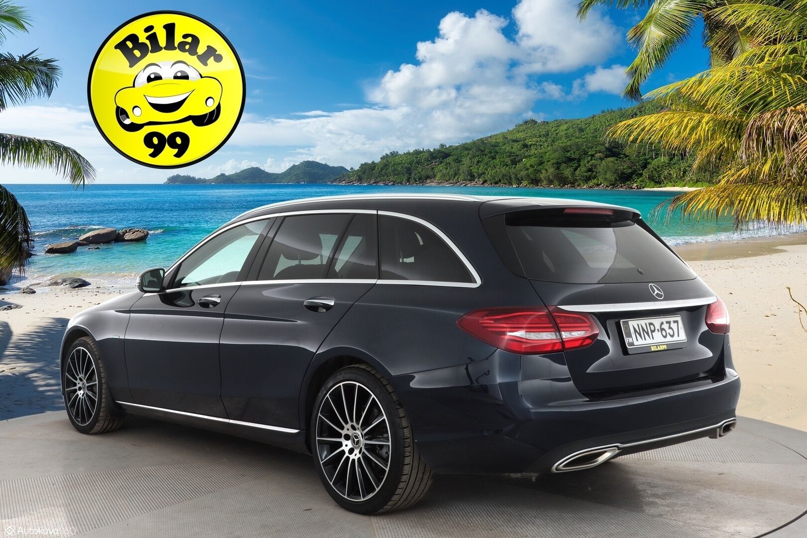 MERCEDES-BENZ C 2020 300 e T Avantgarde EQ Power *ACC / Burmester / Multibeam LED / Vetokoukku / Sporttipenkit / Keyless* - Huokeaan hintaan! / Vetokoukku / Kahdet Mersun vanteet / Mersun huoltohistoria!