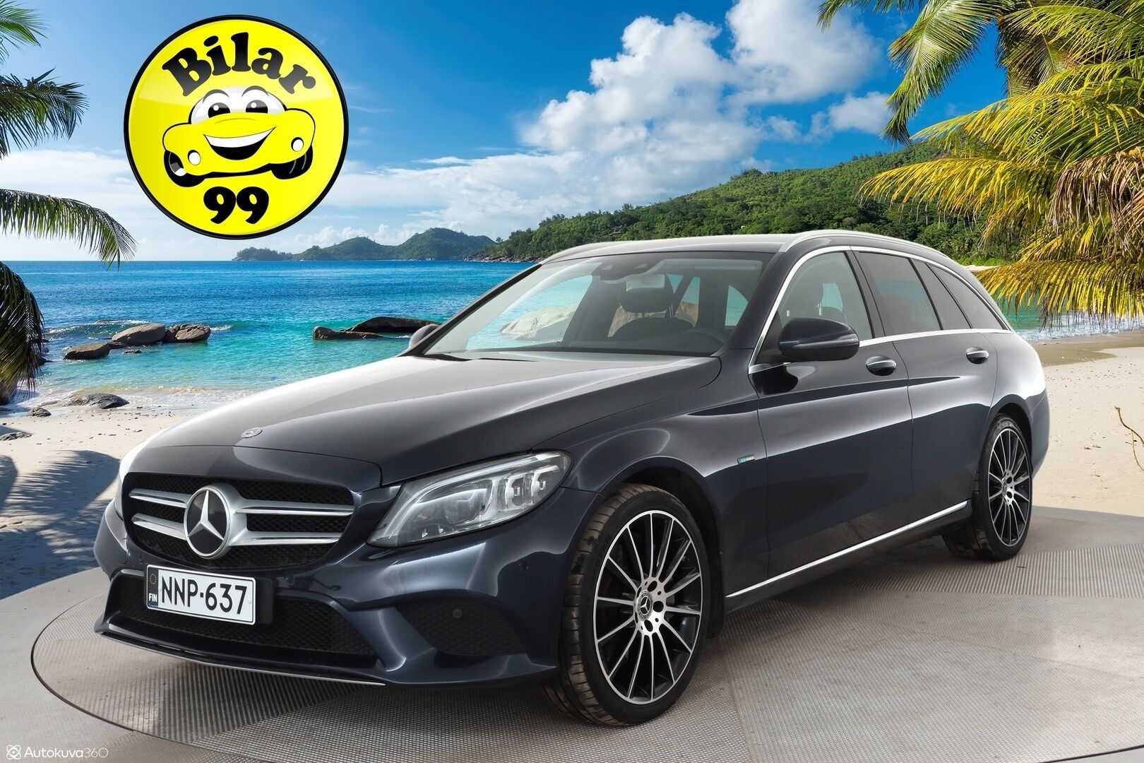MERCEDES-BENZ C 2020 300 e T Avantgarde EQ Power *ACC / Burmester / Multibeam LED / Vetokoukku / Sporttipenkit / Keyless* - Huokeaan hintaan! / Vetokoukku / Kahdet Mersun vanteet / Mersun huoltohistoria!