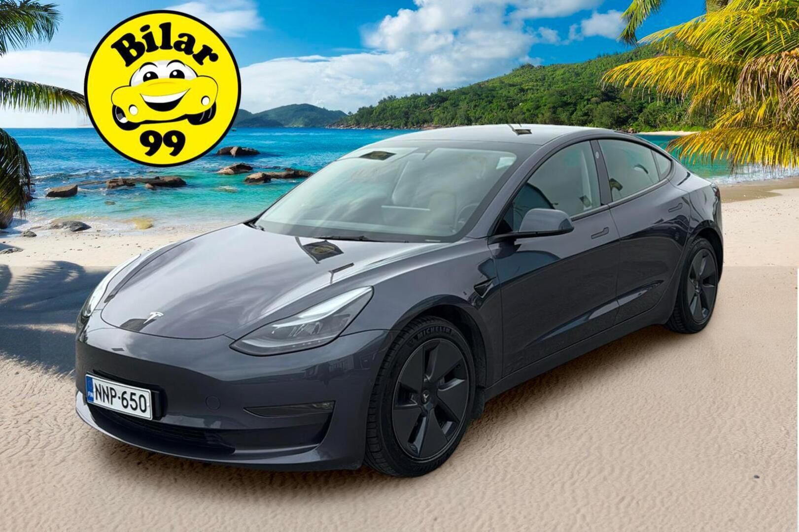 TESLA MODEL 3 2022 Long Range Dual Motor AWD - Lämpöpumppu / Premium Audio / Lasikatto / Sähköluukku / 2x Renkaat aluvantein!