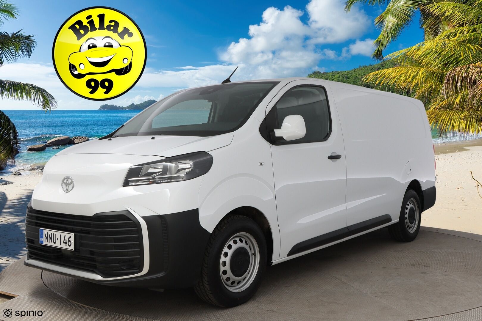 Toyota Proace 2024 2.0D L2 145 Base automaatti 4-ovinen - 3,99 % KORKOTARJOUS TÄHÄN AUTOON - ALV / Webasto / Vetokoukku / Vakkari / Peruutustutka / Bluetooth / Vaihtoehto uudelle!
