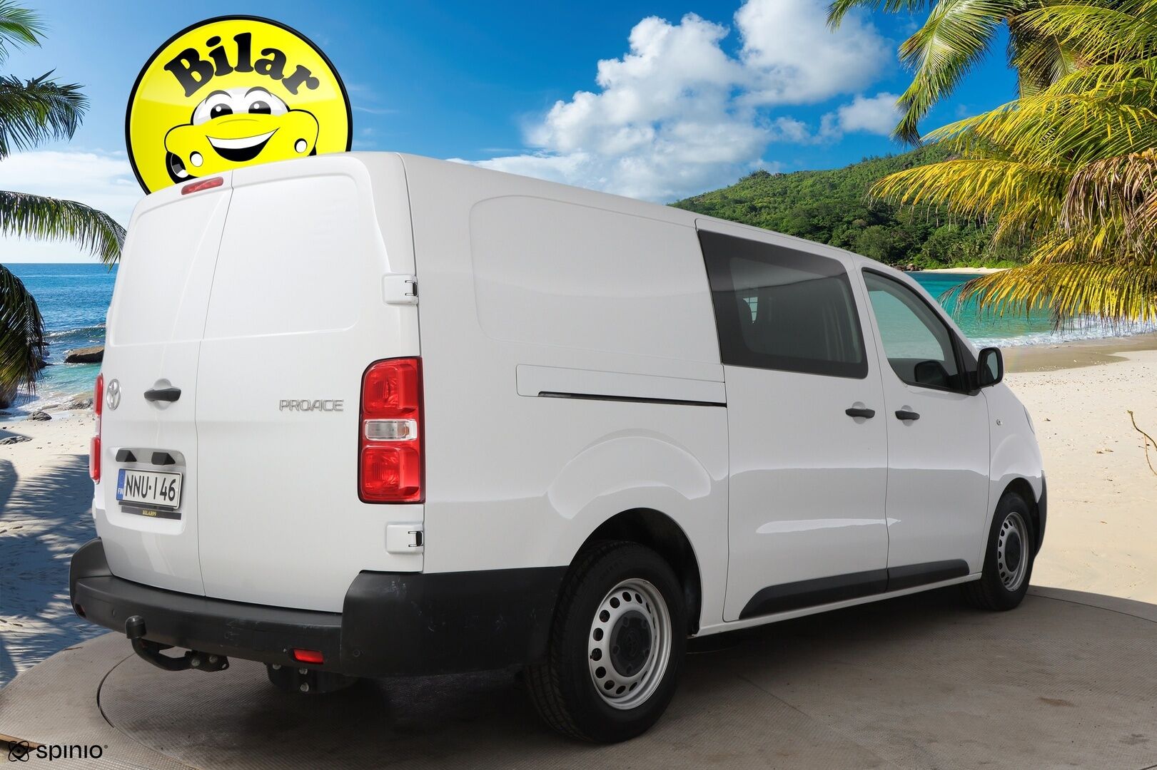 Toyota Proace 2024 2.0D L2 145 Base automaatti 4-ovinen - 3,99 % KORKOTARJOUS TÄHÄN AUTOON - ALV / Webasto / Vetokoukku / Vakkari / Peruutustutka / Bluetooth / Vaihtoehto uudelle!