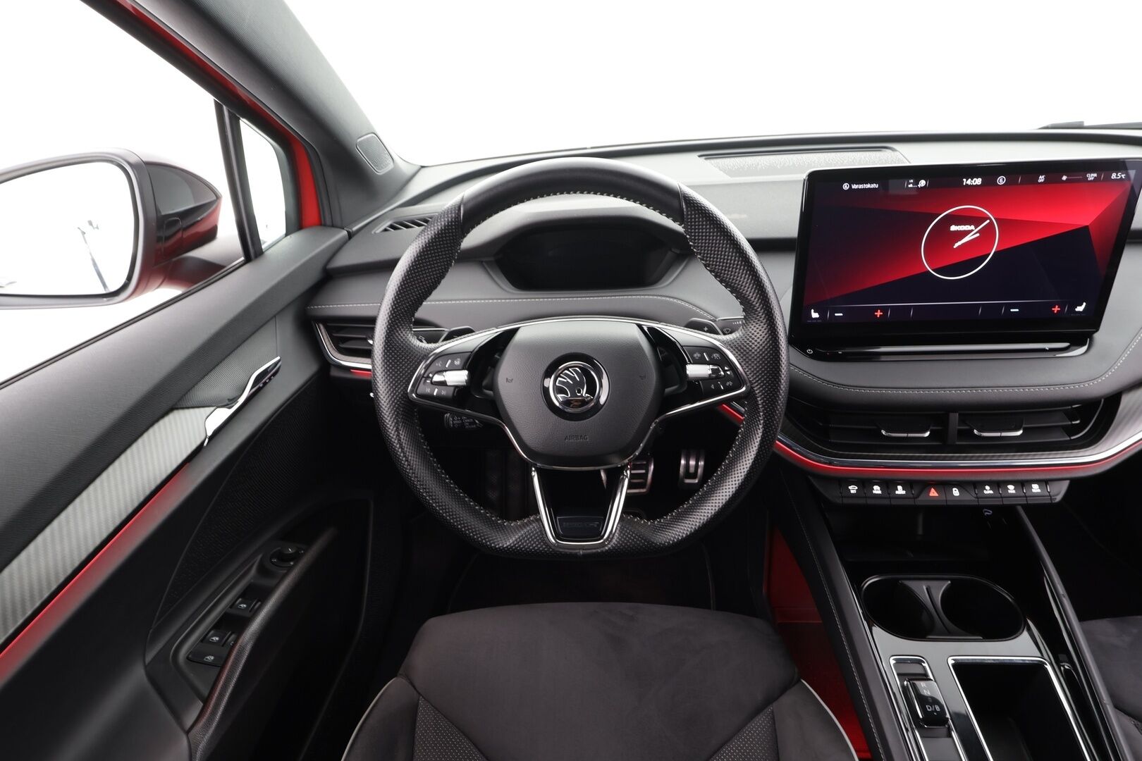 Skoda Enyaq 2021 80 SportLine iV * ILP / Koukku / ACC / Matrix-LED / 360° / Navi / Kaistavahti / Digimittaristo / Keyless * - HULLU BLACKWEEK 2,49% KORKOTARJOUS - Akku kuntotarkastettu / Kahdet renkaat