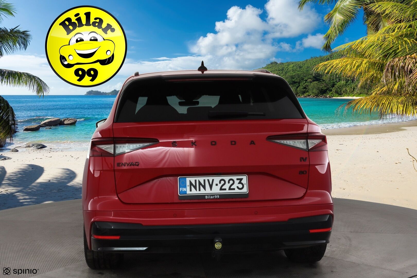 Skoda Enyaq 2021 80 SportLine iV * ILP / Koukku / ACC / Matrix-LED / 360° / Navi / Kaistavahti / Digimittaristo / Keyless * - HULLU BLACKWEEK 2,49% KORKOTARJOUS - Akku kuntotarkastettu / Kahdet renkaat