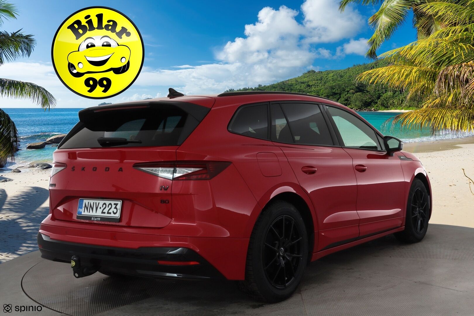 Skoda Enyaq 2021 80 SportLine iV * ILP / Koukku / ACC / Matrix-LED / 360° / Navi / Kaistavahti / Digimittaristo / Keyless * - HULLU BLACKWEEK 2,49% KORKOTARJOUS - Akku kuntotarkastettu / Kahdet renkaat