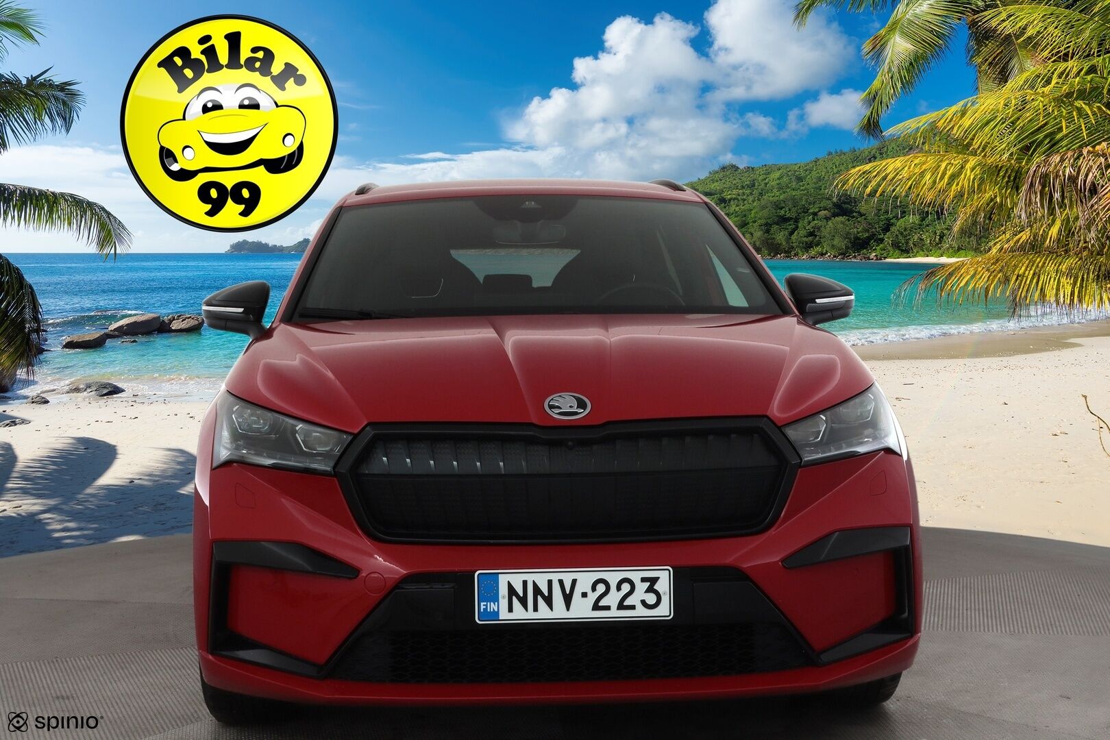 Skoda Enyaq 2021 80 SportLine iV * ILP / Koukku / ACC / Matrix-LED / 360° / Navi / Kaistavahti / Digimittaristo / Keyless * - Akku kuntotarkastettu / Kahdet renkaat