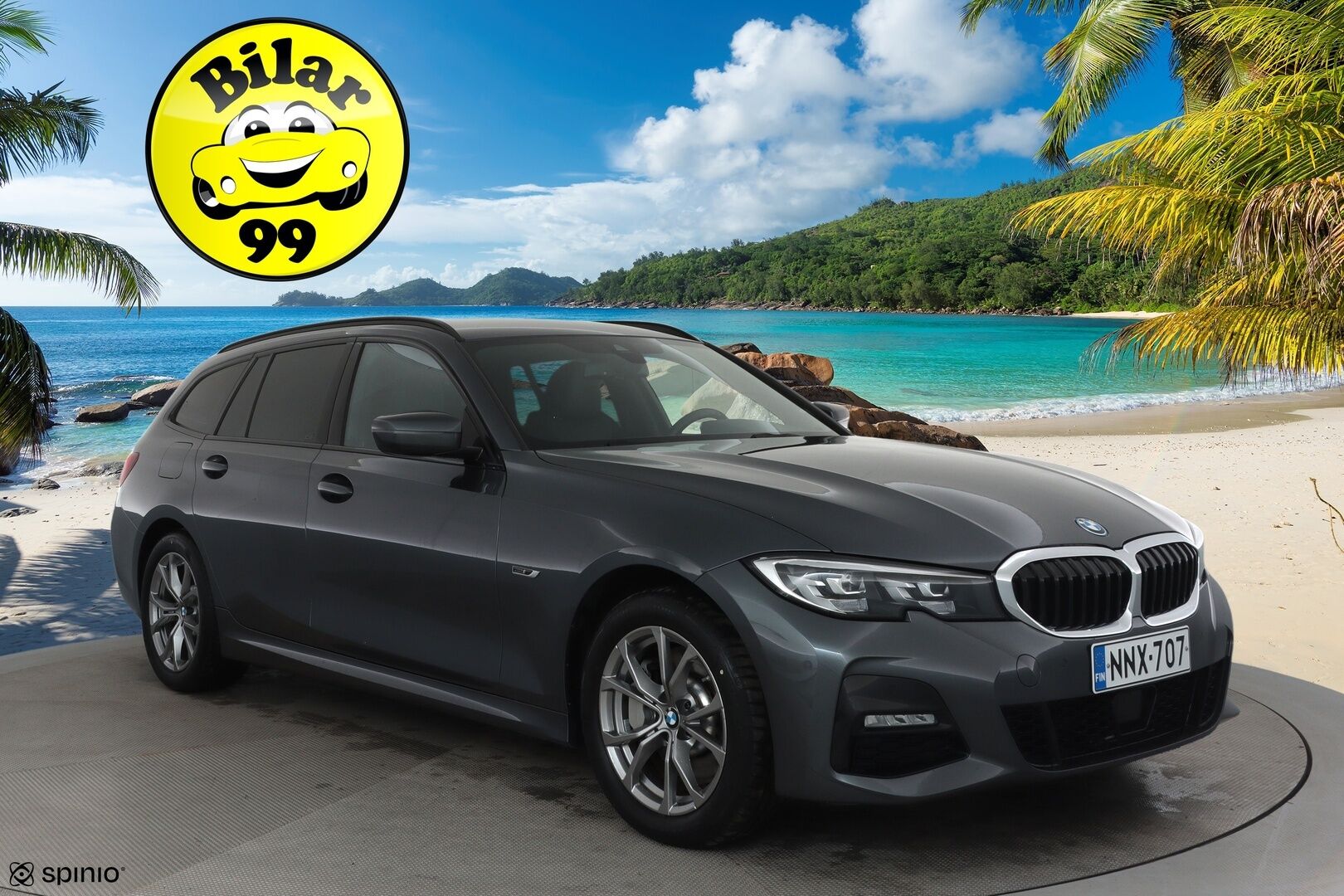 BMW 330 2022 G21 Touring 330e xDrive A Charged Edition M Sport *ACC / P.tutkat / LED / Navi / Sporttipenkit* - 3,99 % KORKOTARJOUS TÄHÄN AUTOON 28.9. ASTI! - Kahdet renkaat aluvanteilla