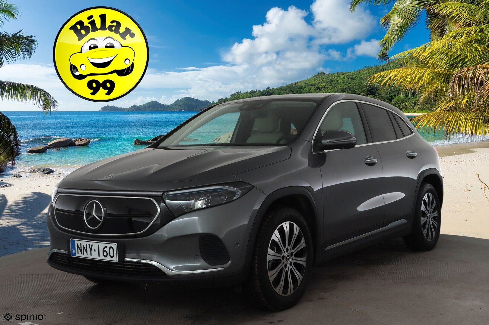 Mercedes-Benz EQA 2024 300 4MATIC Progressive Advanced Plus * Distronic+ / Widescreen / Lisälämmitin / 360-Kamera / Nahkaverhoilu / Apple&Android * - Akku kuntotarkastettu SoH 98,1% / 2x Lataus / Kahdet Renkaat