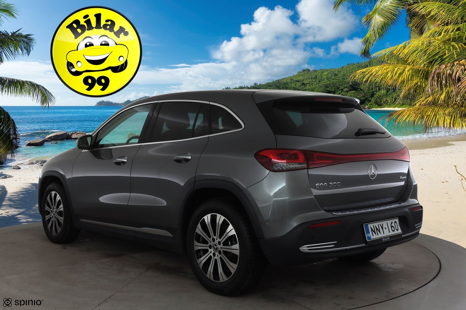 Mercedes-Benz EQA 2024 300 4MATIC Progressive Advanced Plus * Distronic+ / Widescreen / Lisälämmitin / 360-Kamera / Nahkaverhoilu / Apple&Android * - Akku kuntotarkastettu SoH 98,1% / 2x Lataus / Kahdet Renkaat