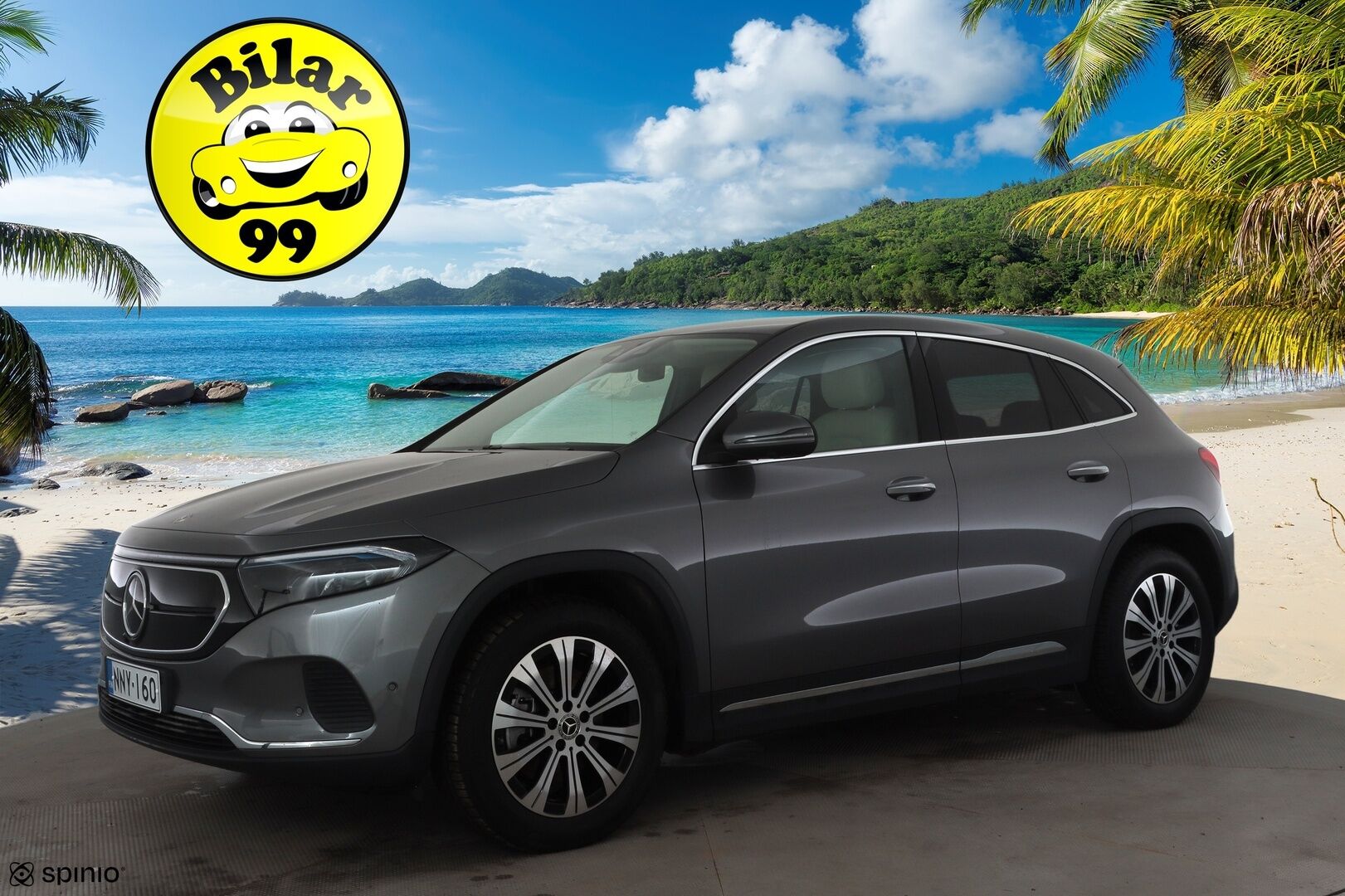 Mercedes-Benz EQA 2024 300 4MATIC Progressive Advanced Plus * Distronic+ / Widescreen / Lisälämmitin / 360-Kamera / Nahkaverhoilu / Apple&Android * - Akku kuntotarkastettu SoH 98,1% / 2x Lataus / Kahdet Renkaat