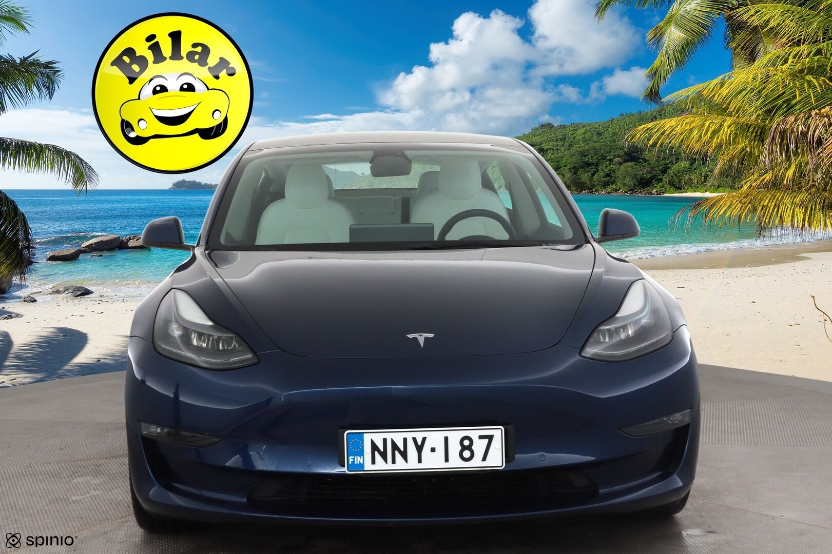 Tesla Model 3 2021 Long Range - | ACC | ILP | Koukku | Valkoiset nahat | Matrix | Premium Audio | Lasikatto | Muistipenkki | P.kamera | Lämm. ratti | 2x renkaat aluin | 