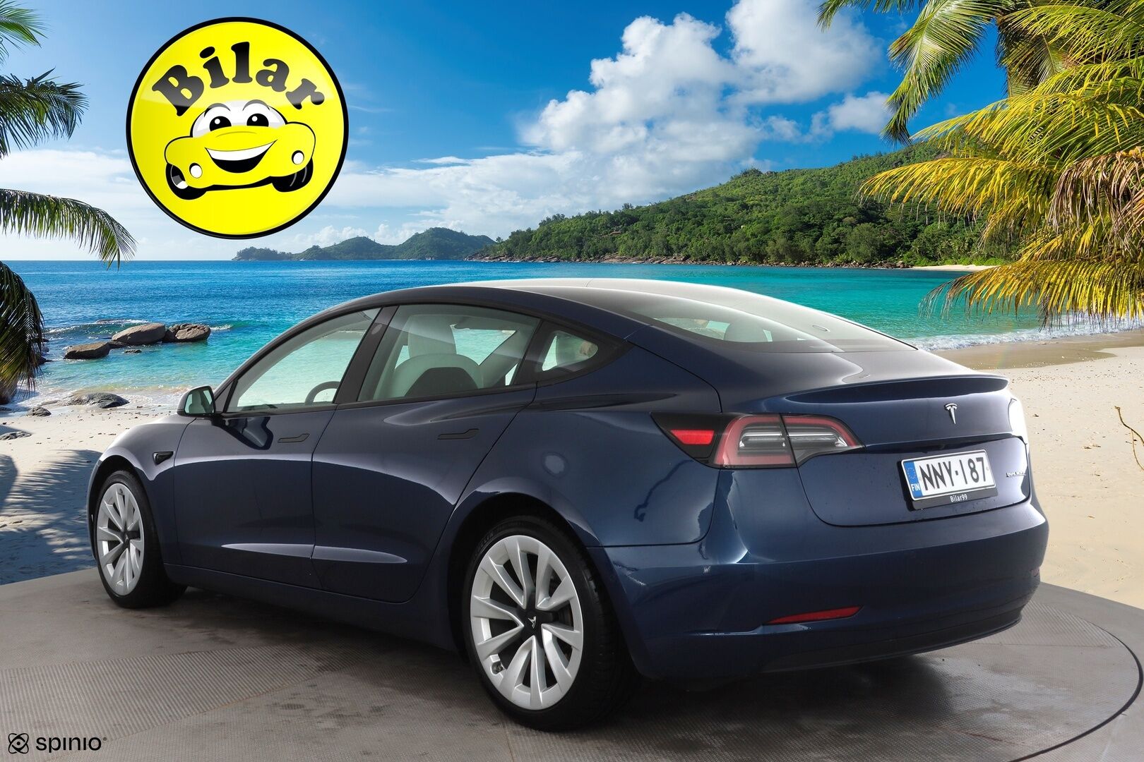 Tesla Model 3 2021 Long Range - | ACC | ILP | Koukku | Valkoiset nahat | Matrix | Premium Audio | Lasikatto | Muistipenkki | P.kamera | Lämm. ratti | 2x renkaat aluin | 