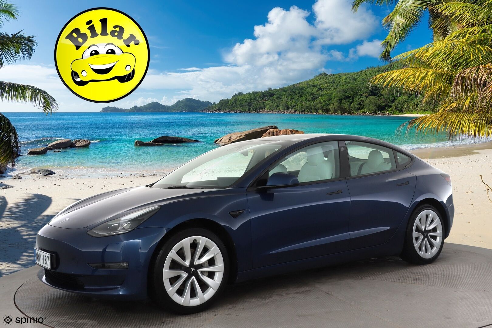 Tesla Model 3 2021 Long Range - | ACC | ILP | Koukku | Valkoiset nahat | Matrix | Premium Audio | Lasikatto | Muistipenkki | P.kamera | Lämm. ratti | 2x renkaat aluin | 