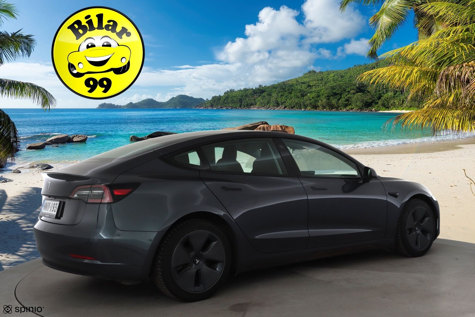 Tesla Model 3 2022 Standard Range Plus * Lasikatto / ILP / ACC / Matrix-LED / Muistipenkki / P.Kamera / Navi / Kaistavahti / Keyless * - 2x Latauskaapelit - HULLU BLACKWEEK KORKOTARJOUS 2,49%