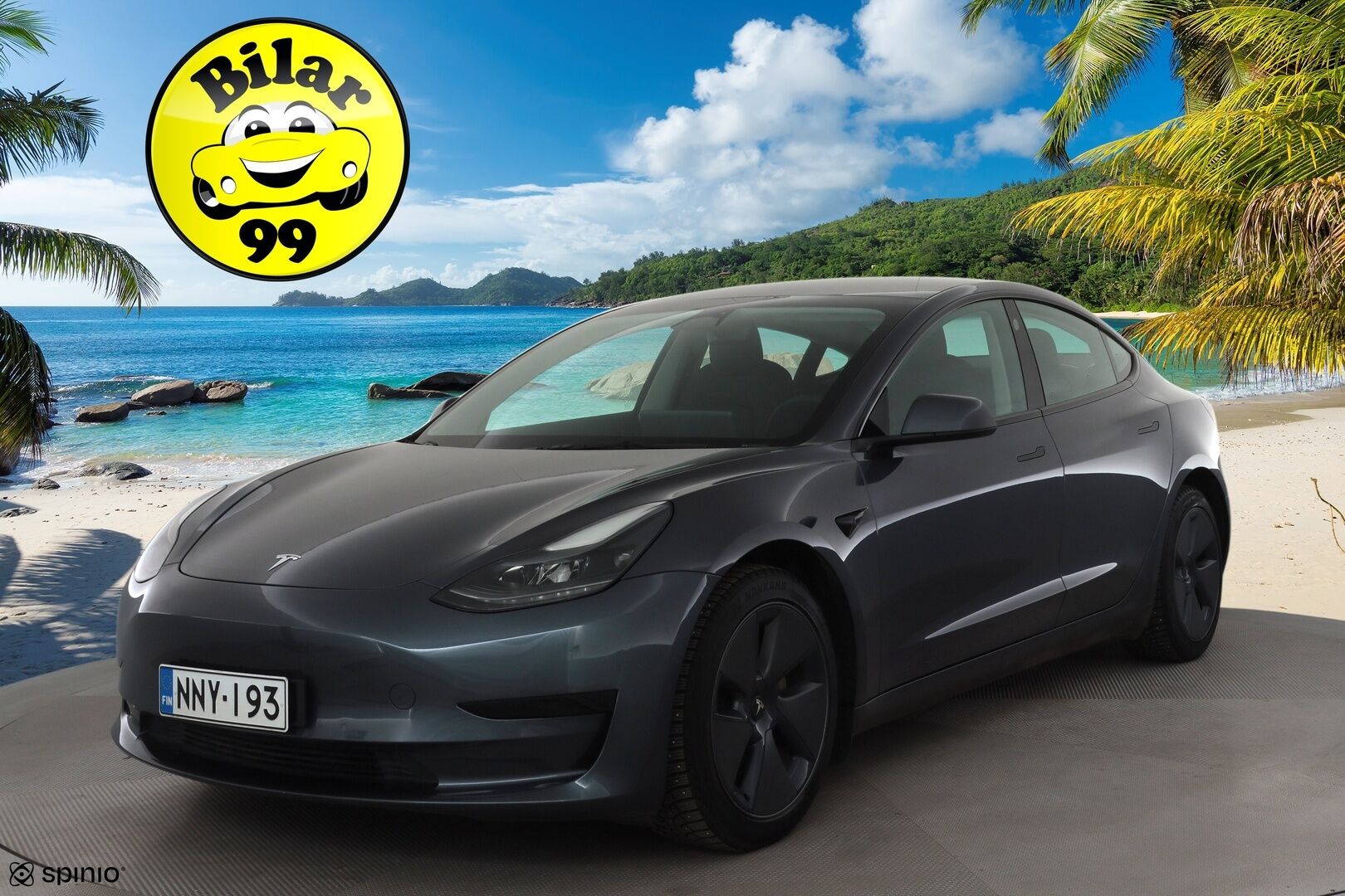 Tesla Model 3 2022 Standard Range Plus * Lasikatto / ILP / ACC / Matrix-LED / Muistipenkki / P.Kamera / Navi / Kaistavahti / Keyless * - 2x Latauskaapelit - HULLU BLACKWEEK KORKOTARJOUS 2,49%