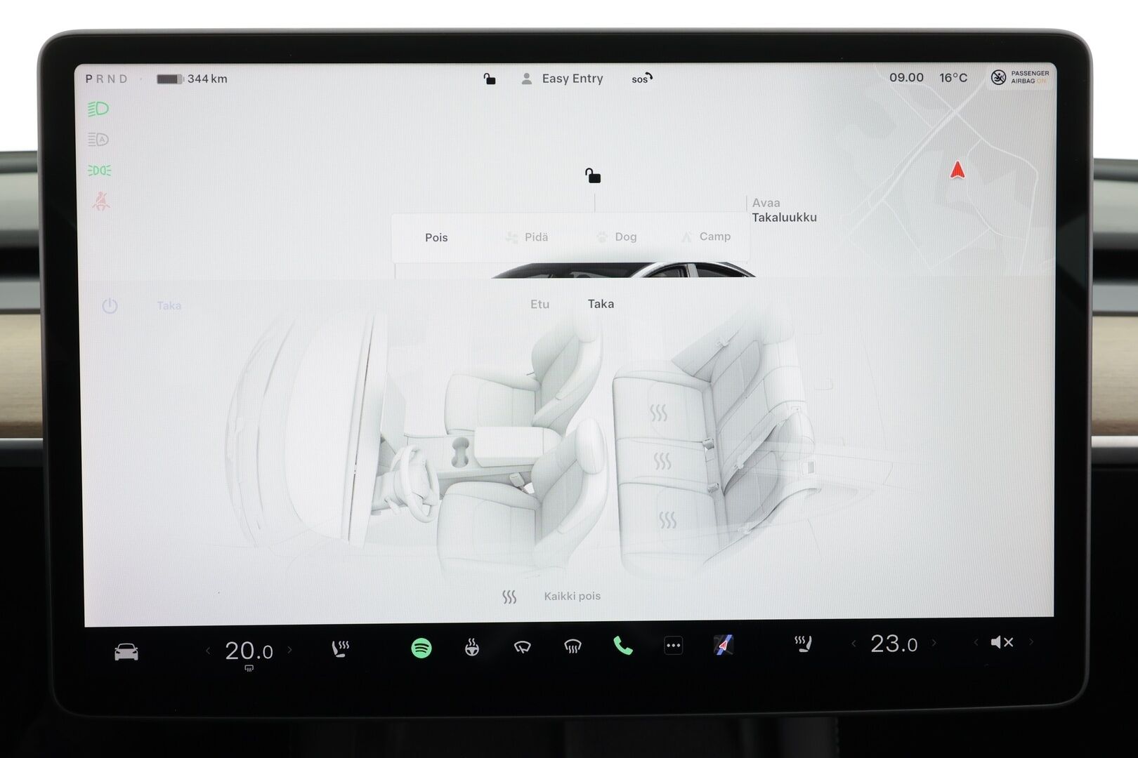 Tesla Model 3 2022 Standard Range Plus * Lasikatto / ILP / ACC / Matrix-LED / Muistipenkki / P.Kamera / Navi / Kaistavahti / Keyless * - 2x Latauskaapelit - HULLU BLACKWEEK KORKOTARJOUS 2,49%