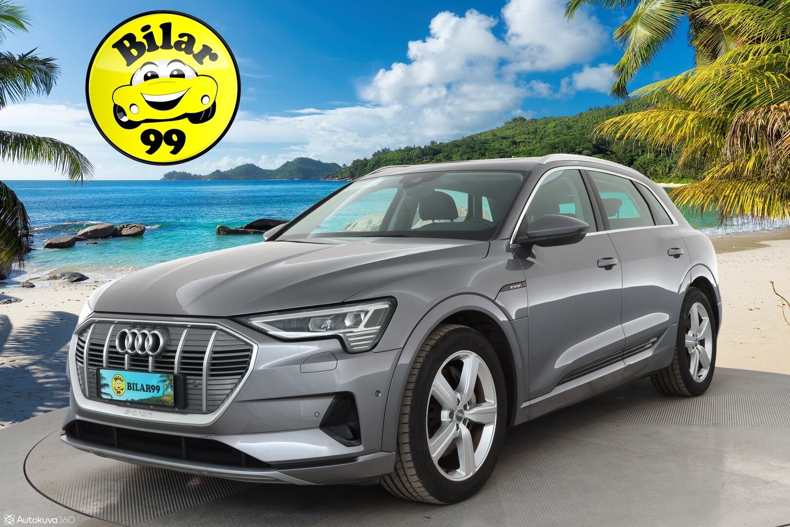 AUDI E-TRON 2020 50 Launch Edition plus 71 kWh - Adapt.vakkari / Koukku / P.tutkat / Navi / Nahkapelnkit / Tulossa toimipisteeseen!