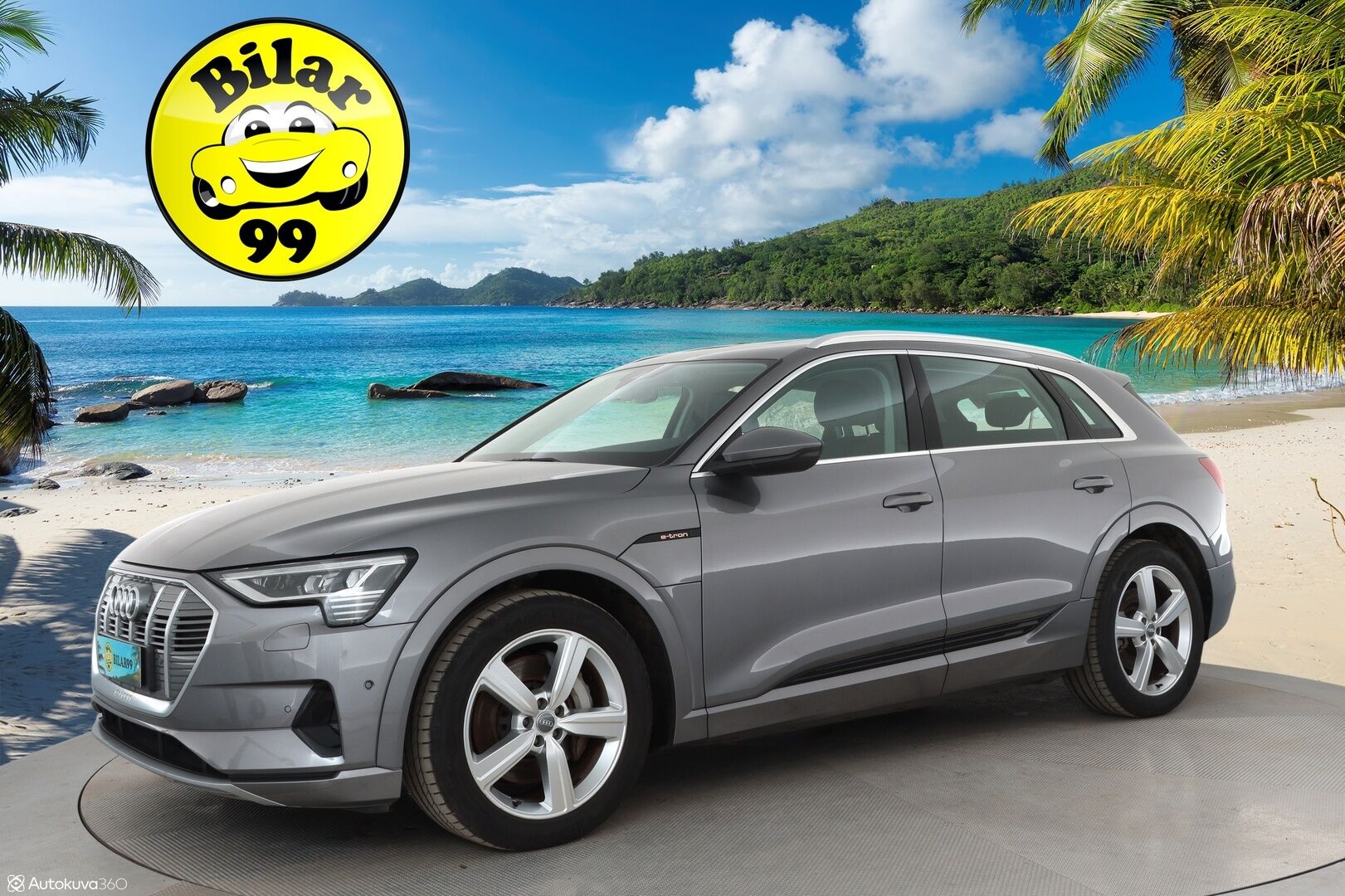 AUDI E-TRON 2020 50 Launch Edition plus 71 kWh - Adapt.vakkari / Koukku / P.tutkat / Navi / Nahkapelnkit / Tulossa toimipisteeseen!