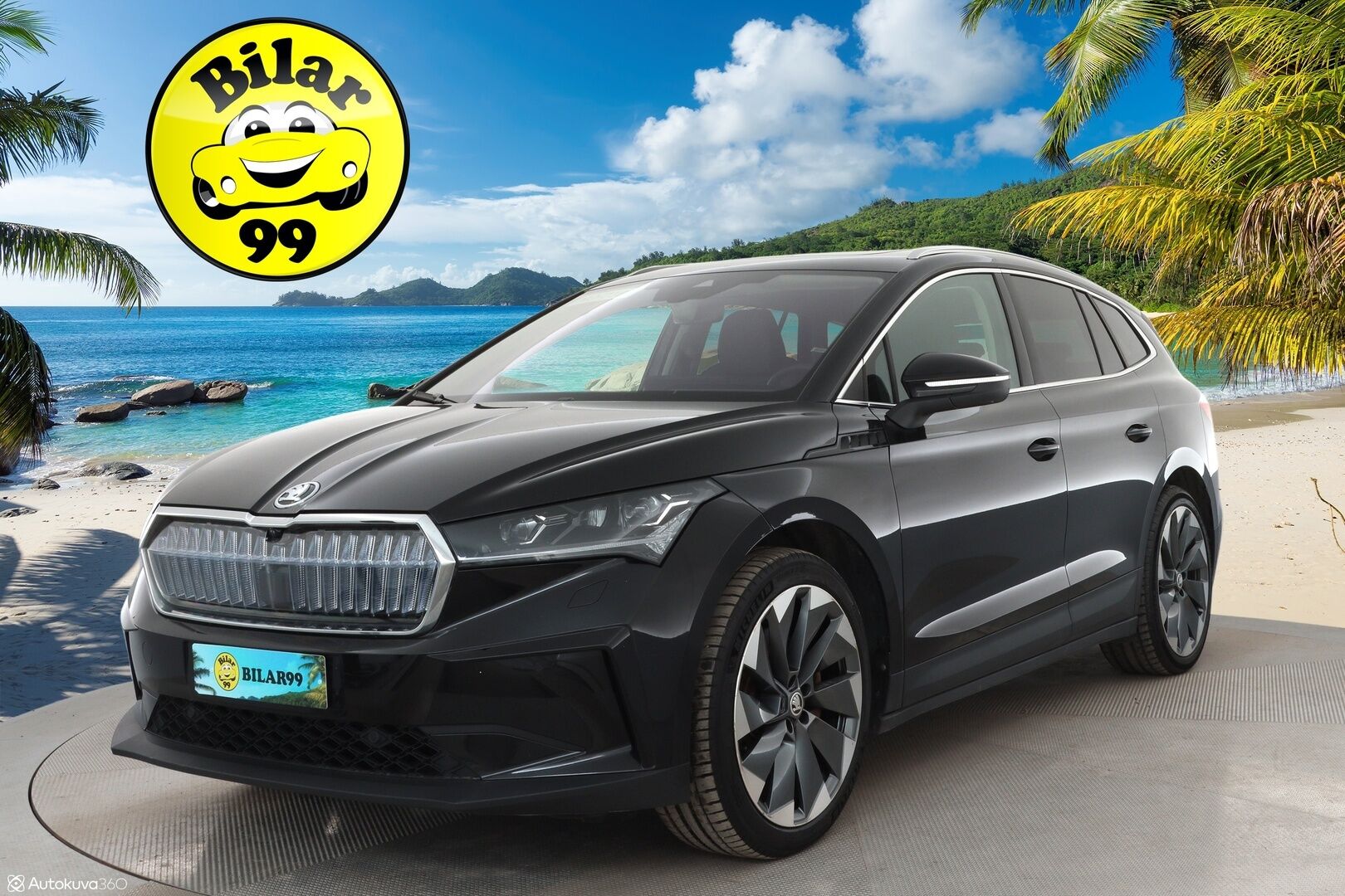 SKODA ENYAQ 2022 82kWh 4X4 iV Convenience Plus - 3,99 % KORKOTARJOUS TÄHÄN AUTOON - *Ilmainen kotiintoimitus!* - Lämpöpumppu / Adapt. Vakkari / HUD / 360° / Panorama / Koukku / Sporttinahat Muistilla / Matrix LED / KeylessGo / Tulossa toimipisteeseen!