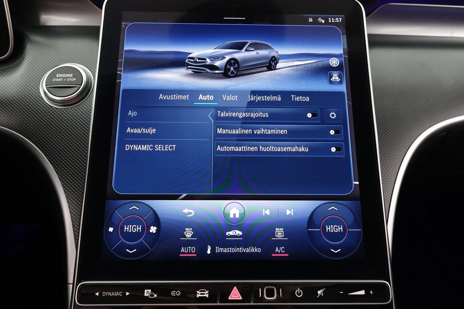 MERCEDES-BENZ C 2022 300 e Avantgarde - 3,99 % KORKOTARJOUS TÄHÄN AUTOON - Mattaharmaaksi teipattu / P-kamera / Koukku / Vakkari / Kaistavahti / 2x renkaat / Ratinlämmitin / Puolinahka Sporttipenkit / 
