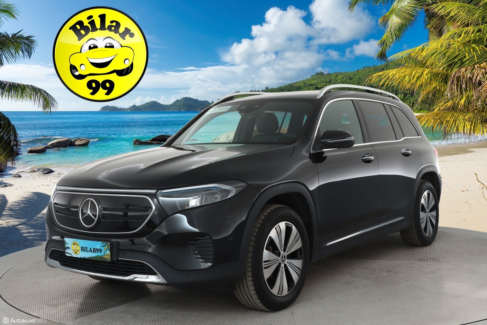MERCEDES-BENZ EQB 2023 350 4Matic ** 7-P / Adapt.Vakkari / P.kamera / Puolinahat / LED High Performance / MB me / Keyless / Navi / 2x renkaat - 3,99 % KORKOTARJOUS TÄHÄN AUTOON - ** Alv. vähennyskelpoinen / Kahdet vanteet **