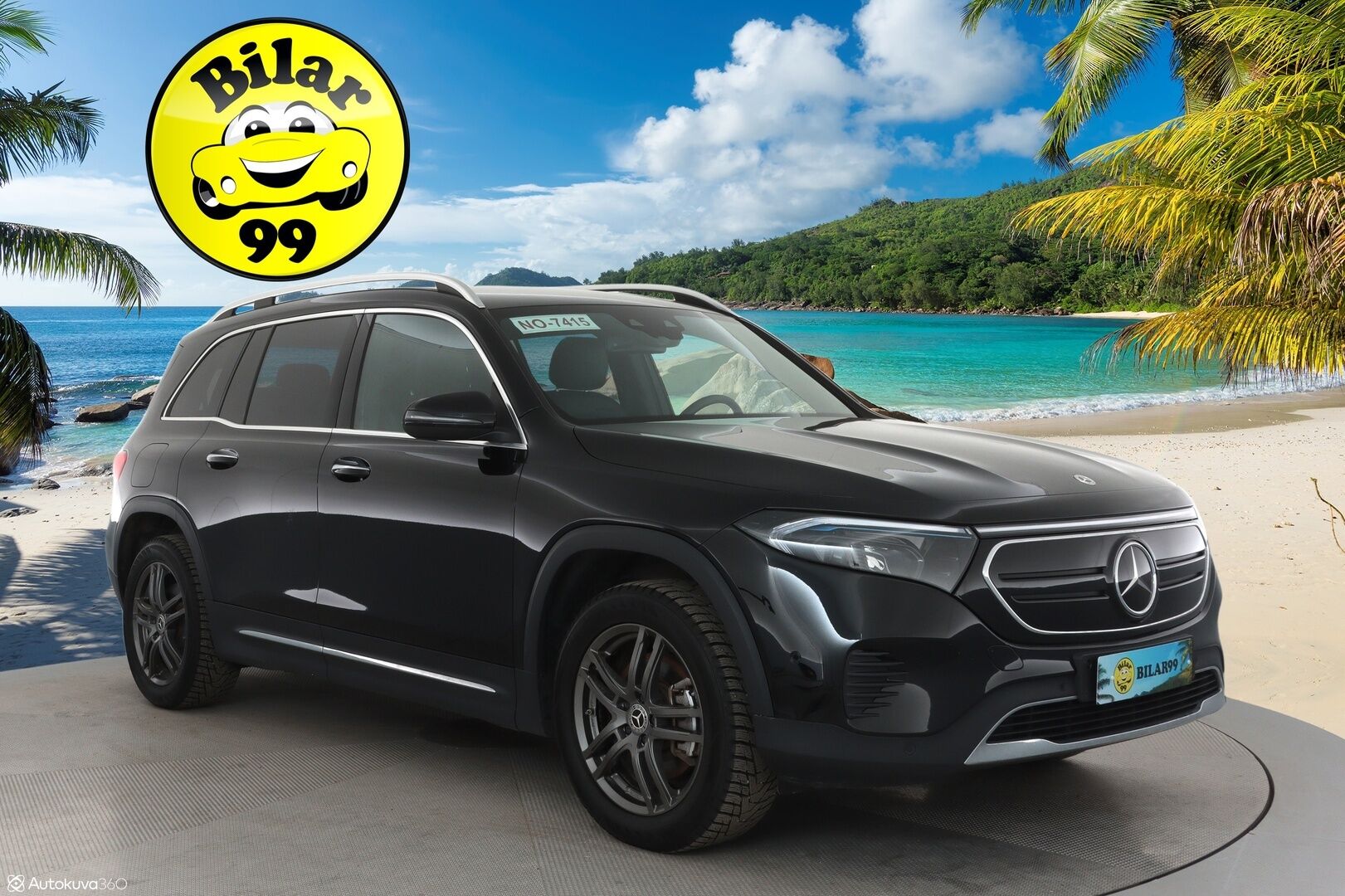 MERCEDES-BENZ EQB 2023 350 4Matic ** 7-P / Adapt.Vakkari / P.kamera / Puolinahat / LED High Performance / MB me / Keyless / Navi / 2x renkaat - 3,99 % KORKOTARJOUS TÄHÄN AUTOON - ** Alv. vähennyskelpoinen / Kahdet vanteet **