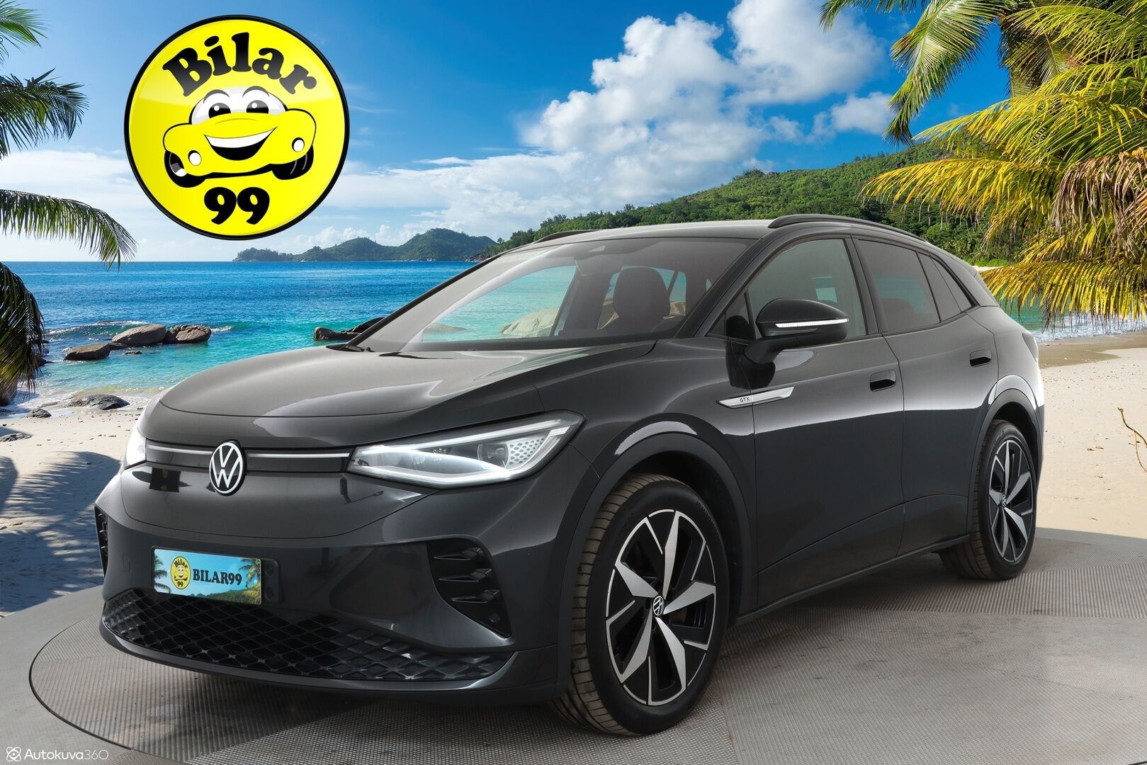 VOLKSWAGEN ID.4 2022 GTX 82kWh ** Adapt.vakkari / Lämpöpumppu / Matrix LED / P.tutkat / Sporttiset Puolinahat / Navi / Apple&Android - 3,99 % KORKOTARJOUS TÄHÄN AUTOON - Digimittari / 2x renkaat / Rattilämmitin