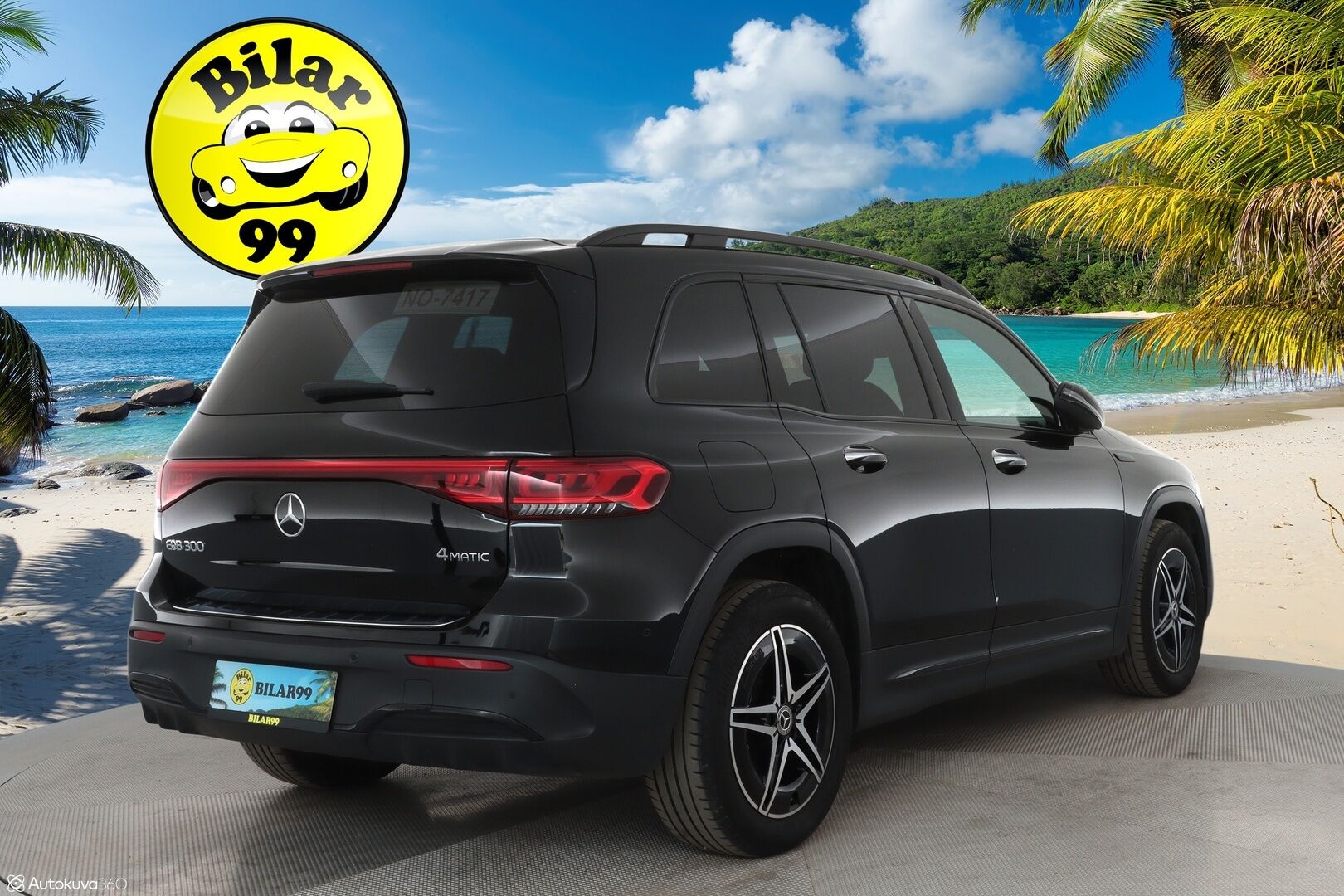 MERCEDES-BENZ EQB 2023 300 4Matic AMG Line *ACC / P.kamera / Muistipenkit / LED High Performance / Nahka-alcantara sisusta / Navi* - 3,99 % KORKOTARJOUS TÄHÄN AUTOON - Akkutesti 96,73%!