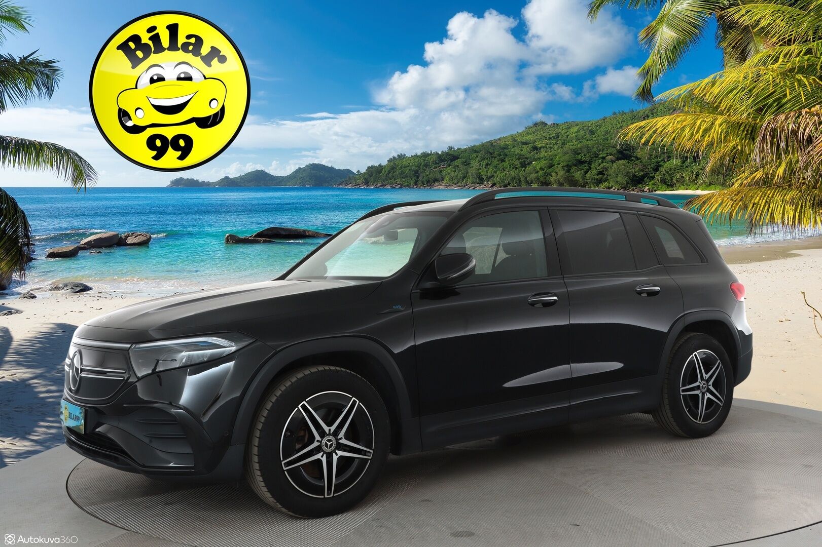 MERCEDES-BENZ EQB 2023 300 4Matic AMG Line *ACC / P.kamera / Muistipenkit / LED High Performance / Nahka-alcantara sisusta / Navi* - 3,99 % KORKOTARJOUS TÄHÄN AUTOON - Akkutesti 96,73%!