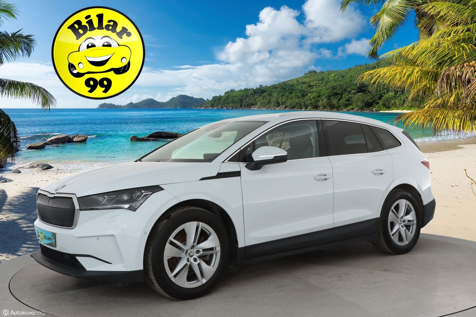 SKODA ENYAQ 2022 80x 4x4 iV **Lämpöpumppu / Koukku / Adapt.Vakkari / Matrix-LED / P. Kamera / Muistipenkki / Navi / Kaistavahti** - 3,99 % KORKOTARJOUS TÄHÄN AUTOON - Digimittaristo / 3-Alueinen AC / KeylessGO / 2x Renkaat