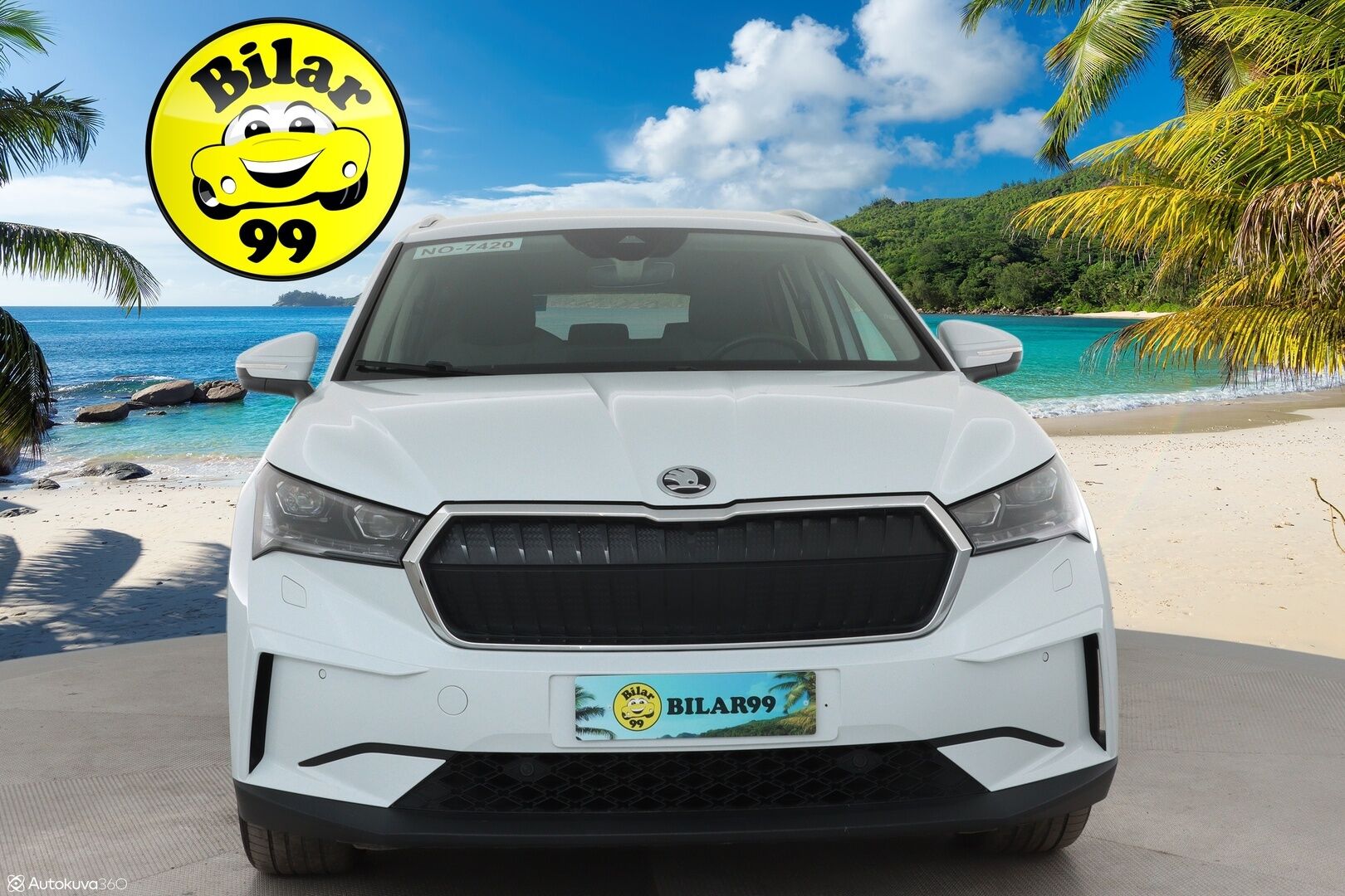 SKODA ENYAQ 2022 80x 4x4 iV **Lämpöpumppu / Koukku / Adapt.Vakkari / Matrix-LED / P. Kamera / Muistipenkki / Navi / Kaistavahti** - 3,99 % KORKOTARJOUS TÄHÄN AUTOON - Digimittaristo / 3-Alueinen AC / KeylessGO / 2x Renkaat