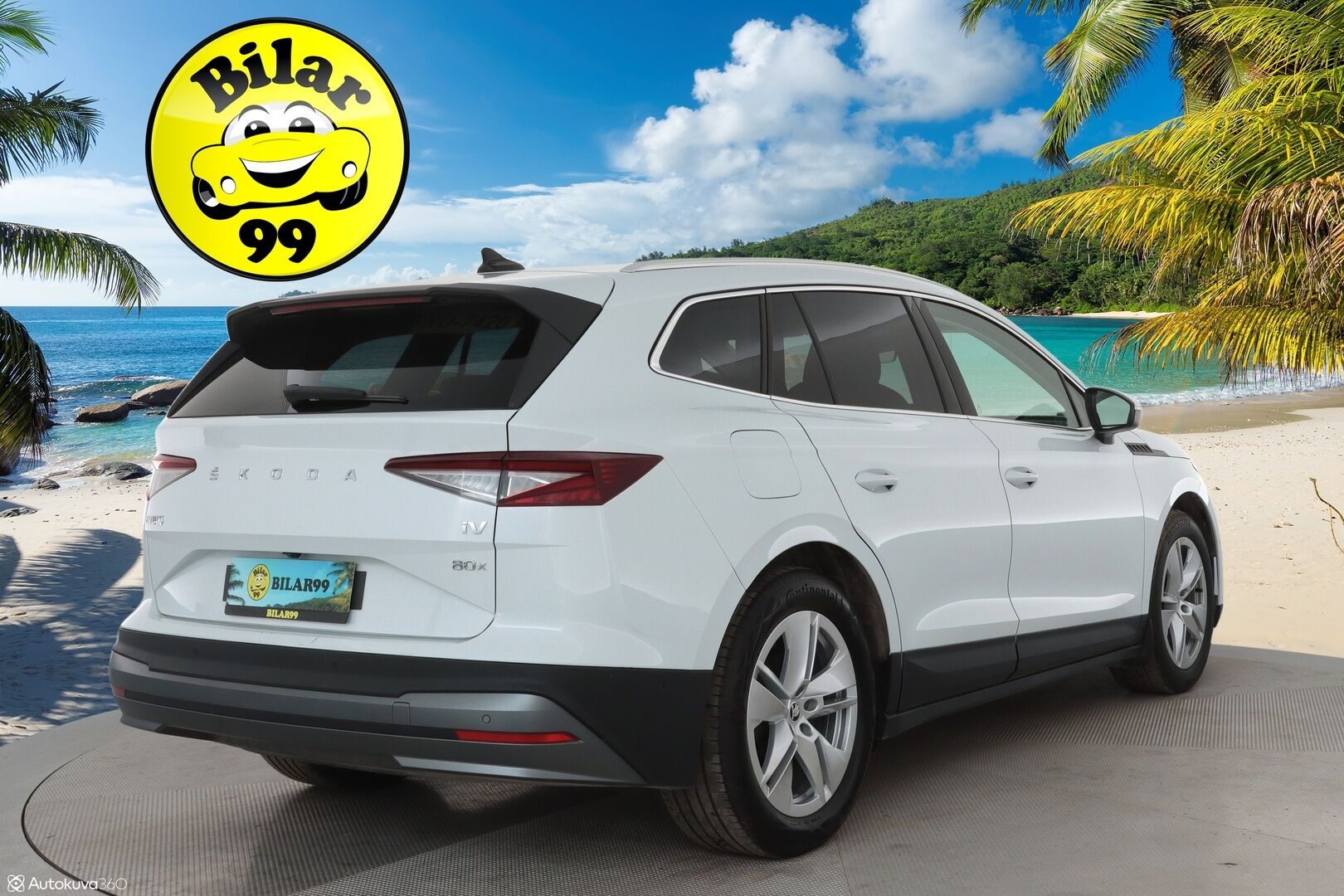 SKODA ENYAQ 2022 80x 4x4 iV **Lämpöpumppu / Koukku / Adapt.Vakkari / Matrix-LED / P. Kamera / Muistipenkki / Navi / Kaistavahti** - 3,99 % KORKOTARJOUS TÄHÄN AUTOON - Digimittaristo / 3-Alueinen AC / KeylessGO / 2x Renkaat