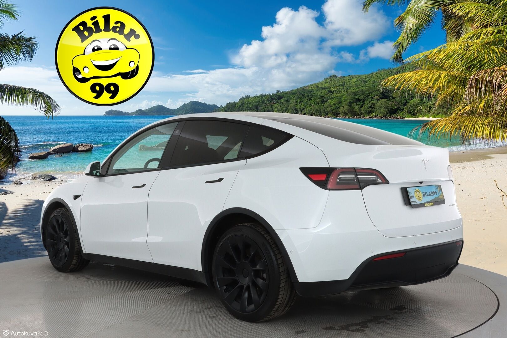 TESLA MODEL Y 2022 Long Range AWD Ryzen AMD **Lasikatto / Lämpöpumppu / Adapt.Vakkari / Matrix-LED / P. Kamera / Navi / Kaistavahti** - 3,99 % KORKOTARJOUS TÄHÄN AUTOON - Premium Audio / KeylessGO / 2x Renkaat