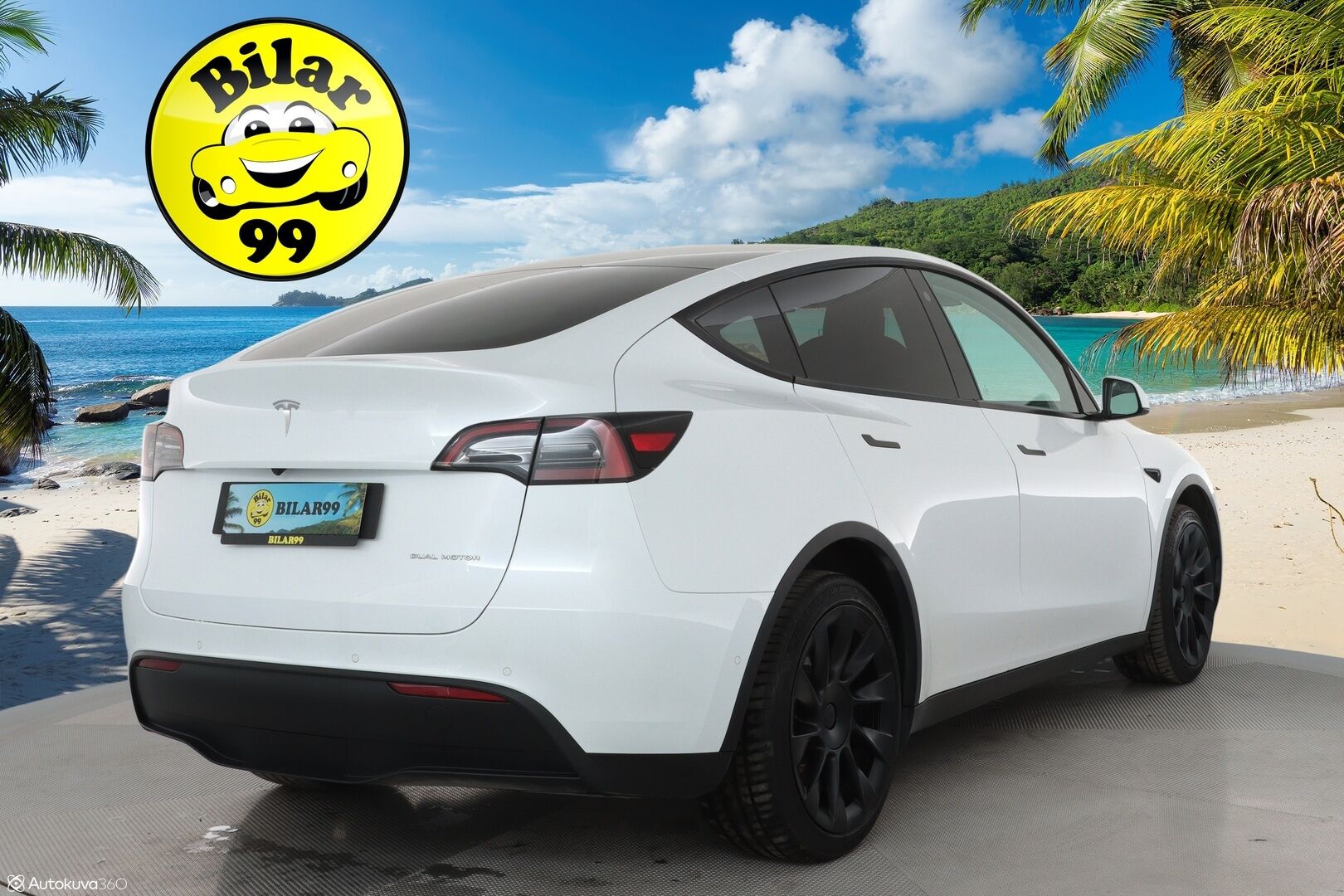 TESLA MODEL Y 2022 Long Range AWD Ryzen AMD **Lasikatto / Lämpöpumppu / Adapt.Vakkari / Matrix-LED / P. Kamera / Navi / Kaistavahti** - 3,99 % KORKOTARJOUS TÄHÄN AUTOON - Premium Audio / KeylessGO / 2x Renkaat