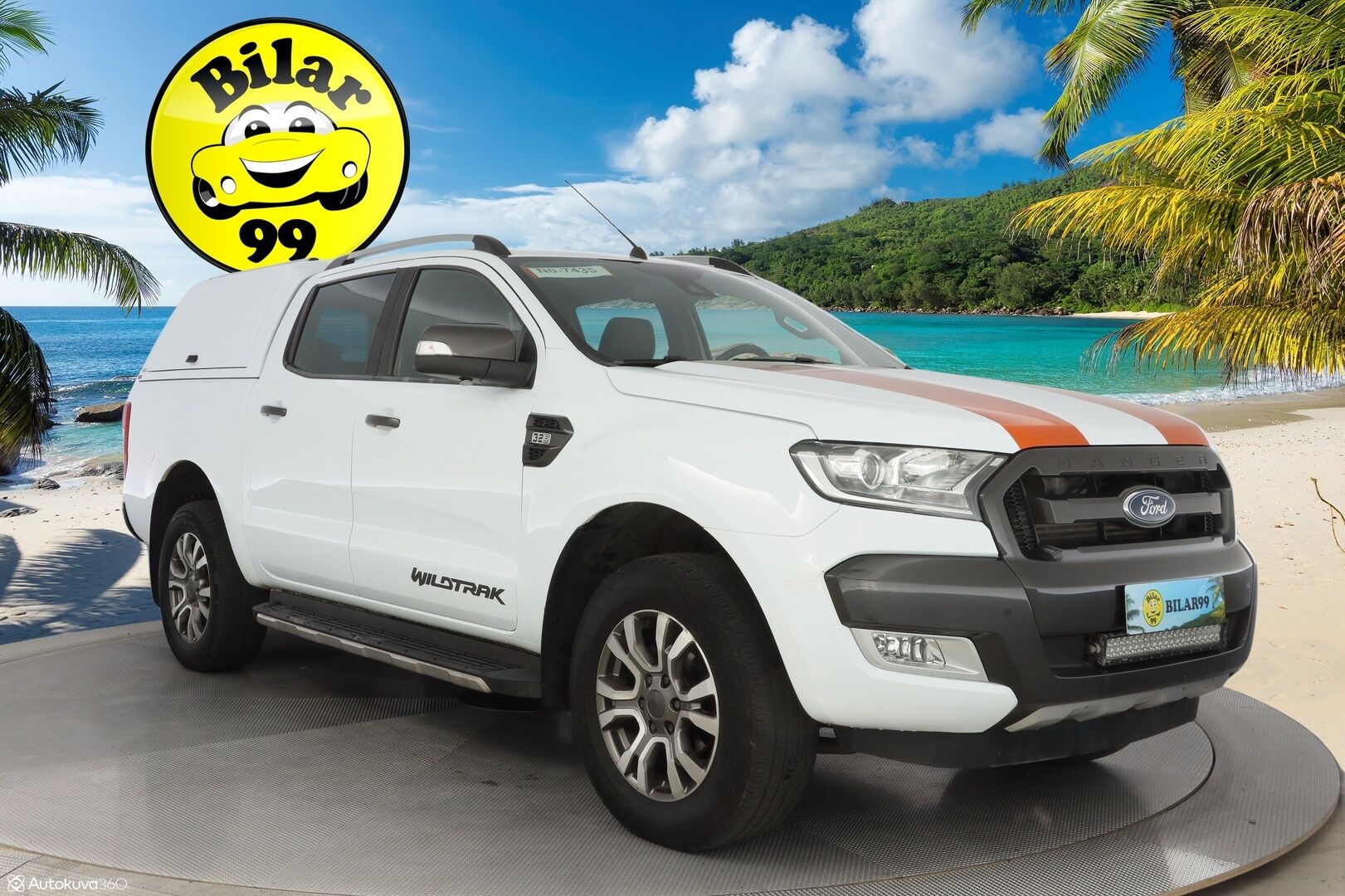 FORD RANGER 2018 3.2tdci 4X4 Wildtrak *Webasto / Koukku / ACC / P.Kamera / Kaistavahti / Navi / LED-lisävalo / 2x Renkaat* - 3,99 % KORKOTARJOUS TÄHÄN AUTOON - Merkkihuollot / Kahdet Fordin Alumiinivanteet / Alpha Lavaste