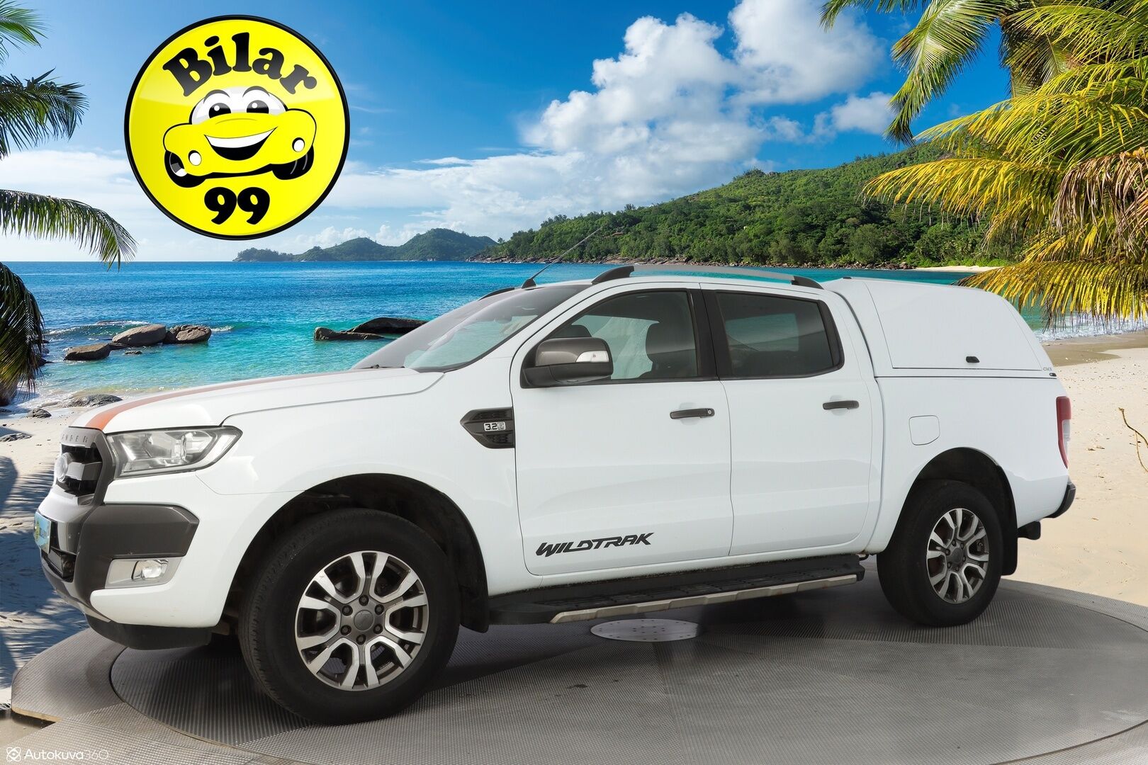 FORD RANGER 2018 3.2tdci 4X4 Wildtrak *Webasto / Koukku / ACC / P.Kamera / Kaistavahti / Navi / LED-lisävalo / 2x Renkaat* - 3,99 % KORKOTARJOUS TÄHÄN AUTOON - Merkkihuollot / Kahdet Fordin Alumiinivanteet / Alpha Lavaste