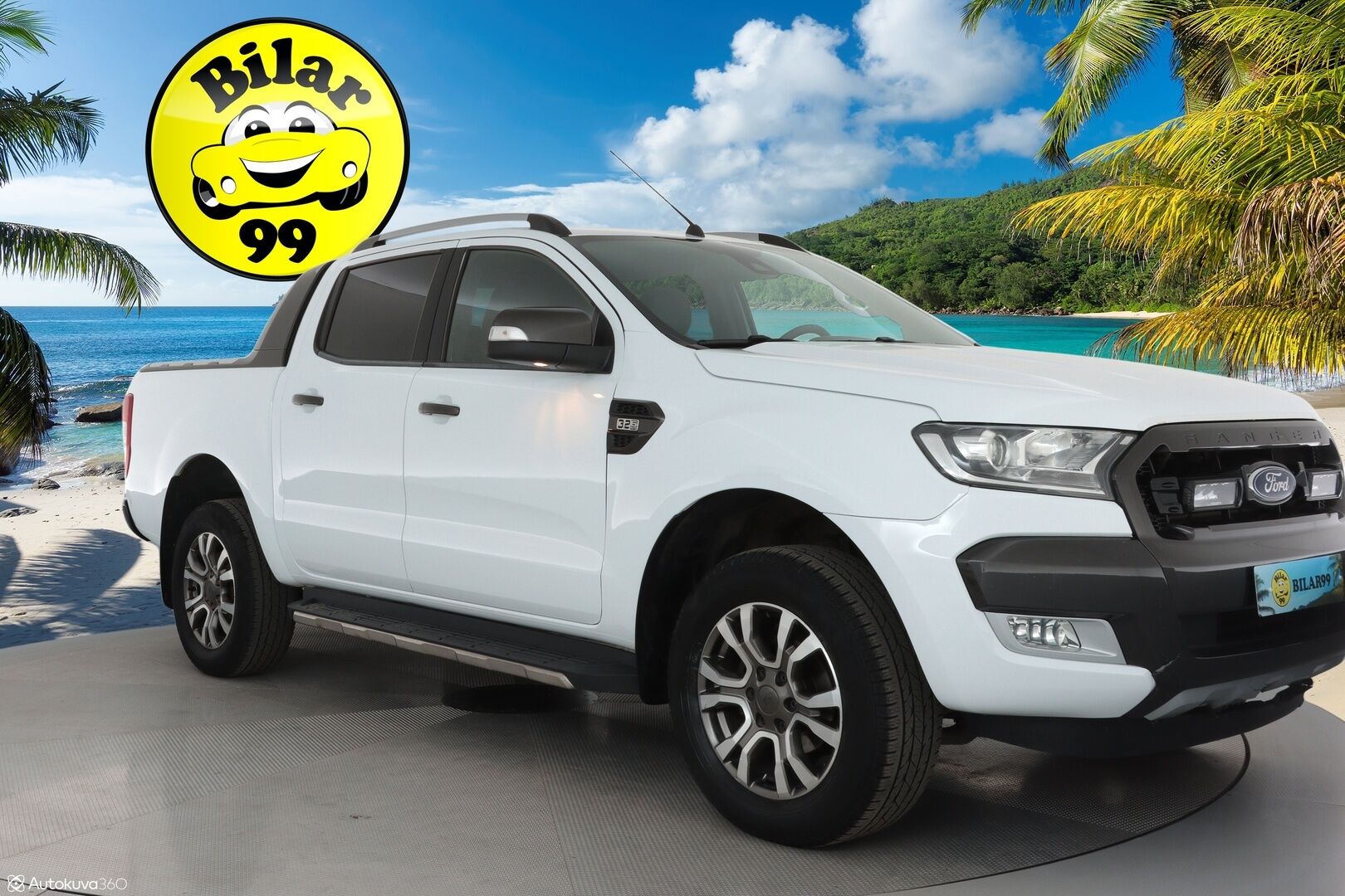 FORD RANGER 2017 3.2TDCI 4X4 Aut Grew Cab Wildtrak **Webasto / Koukku / Adapt.Vakkari / P. Kamera / Kaistavahti / Navi** - 3,99 % KORKOTARJOUS TÄHÄN AUTOON - Aut. Ilmastointi / Lämmitetty Tuulilasi / 2x Renkaat