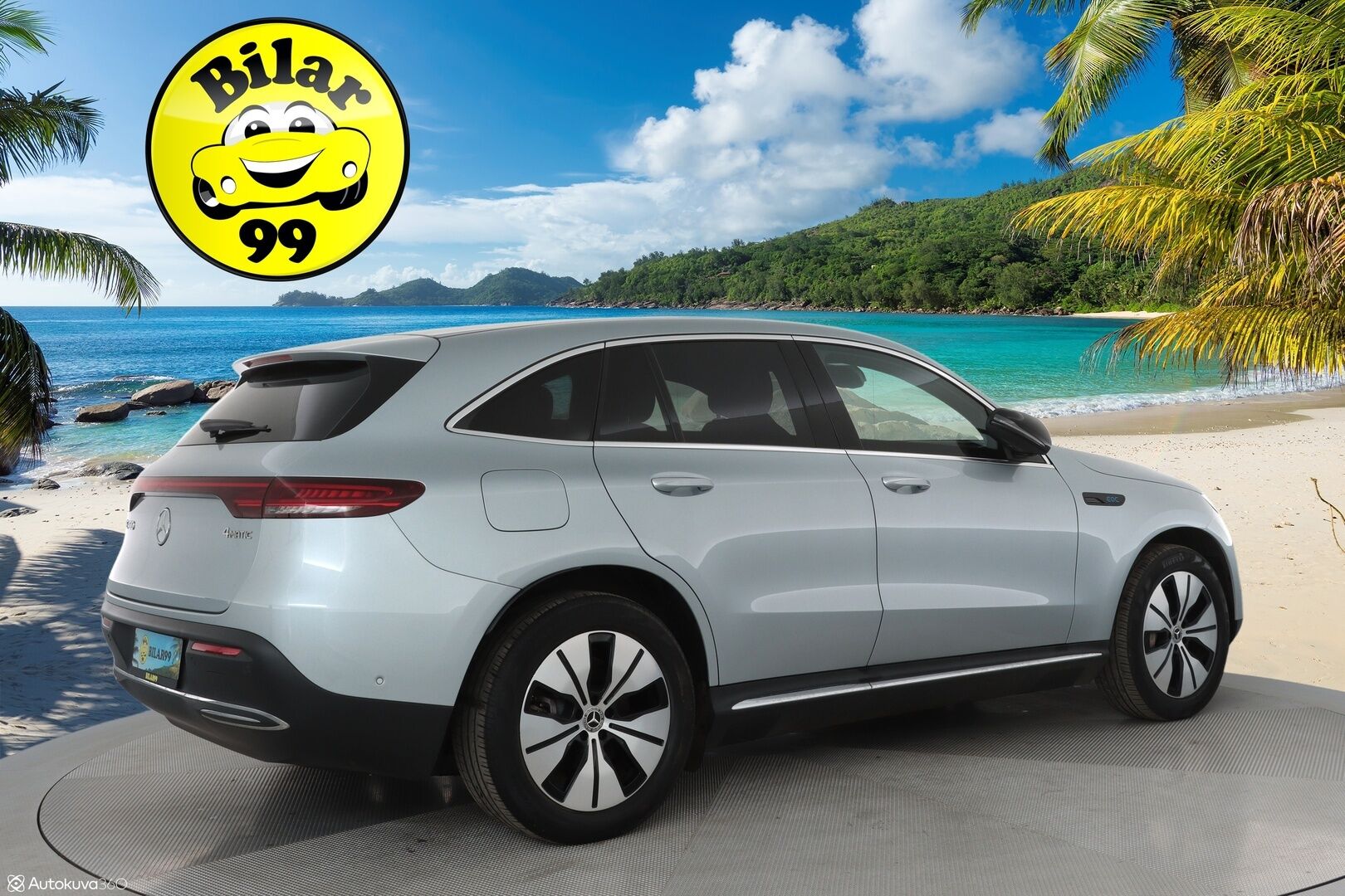 MERCEDES-BENZ EQC 2021 400 4Matic Business **Widescreen / Kattoluukku / Adapt.Vakkari / P.Kamera / LED-valot / Navi / Kaistavahti / KeylessGO** - 3,99 % KORKOTARJOUS TÄHÄN AUTOON - 