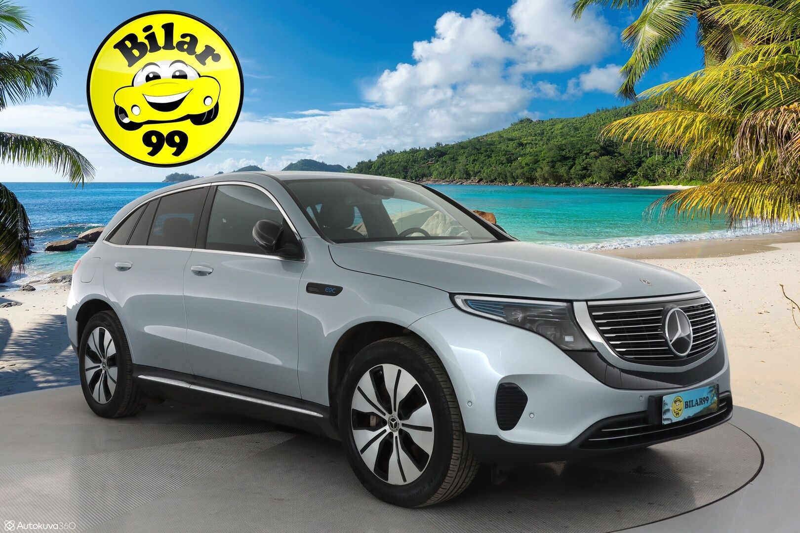 MERCEDES-BENZ EQC 2021 400 4Matic Business **Widescreen / Kattoluukku / Adapt.Vakkari / P.Kamera / LED-valot / Navi / Kaistavahti / KeylessGO** - 3,99 % KORKOTARJOUS TÄHÄN AUTOON - 