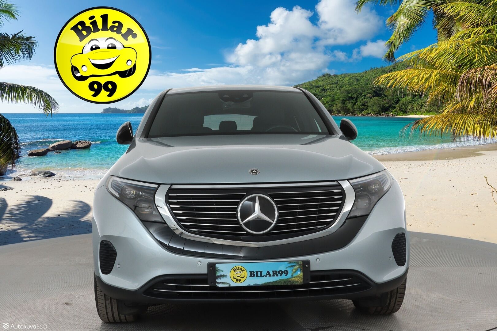 MERCEDES-BENZ EQC 2021 400 4Matic Business **Widescreen / Kattoluukku / Adapt.Vakkari / P.Kamera / LED-valot / Navi / Kaistavahti / KeylessGO** - 3,99 % KORKOTARJOUS TÄHÄN AUTOON - 