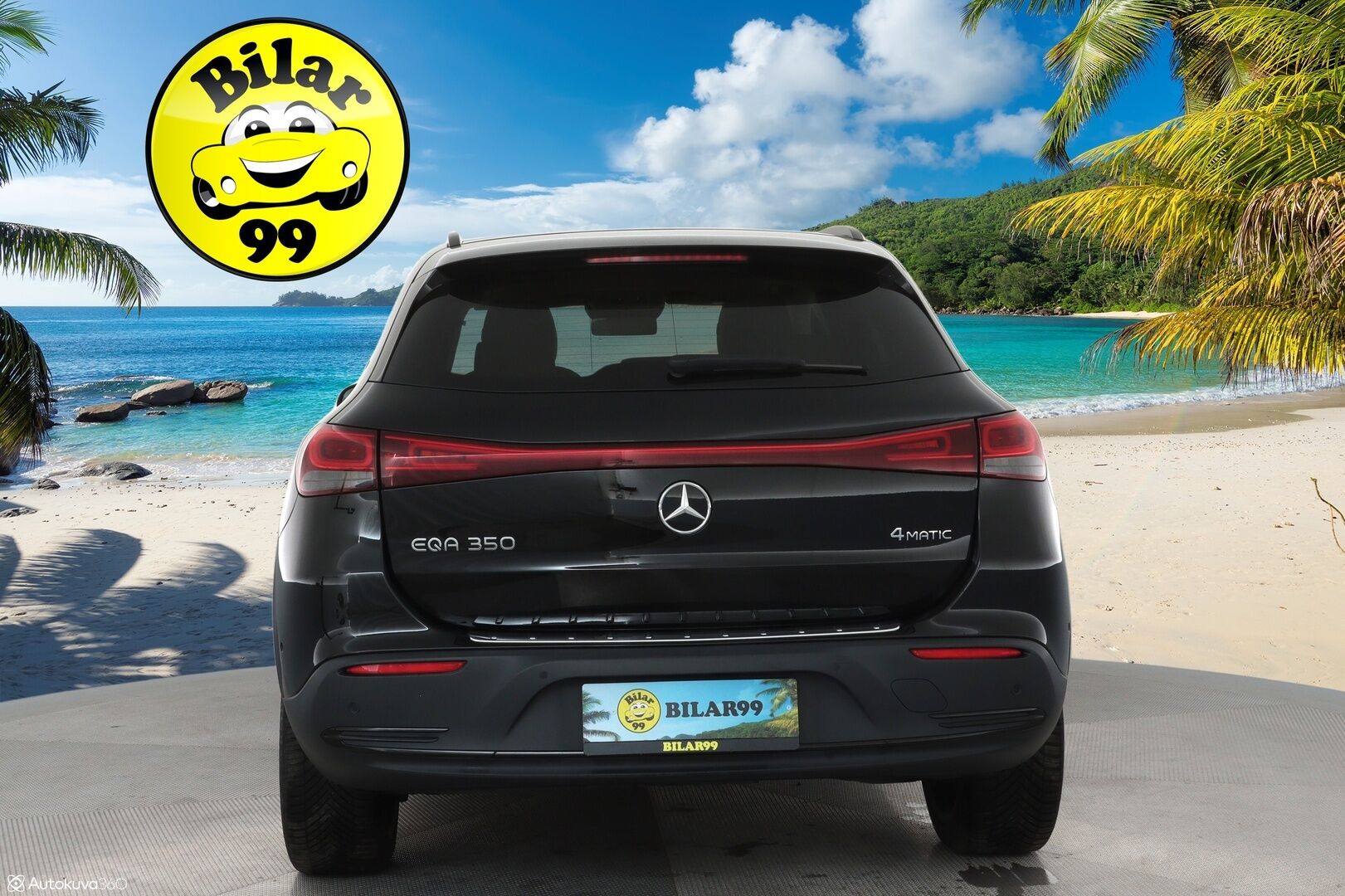 MERCEDES-BENZ EQA 2022 350 4Matic **Widescreen / Panorama / 360° Kamera / Adapt.Vakkari / Muistpenkki / LED-High Performance / Navi** - 3,99 % KORKOTARJOUS TÄHÄN AUTOON - Kaistavahti / KeylessGO / Akku kuntotarkastettu / Juuri Huollettu!