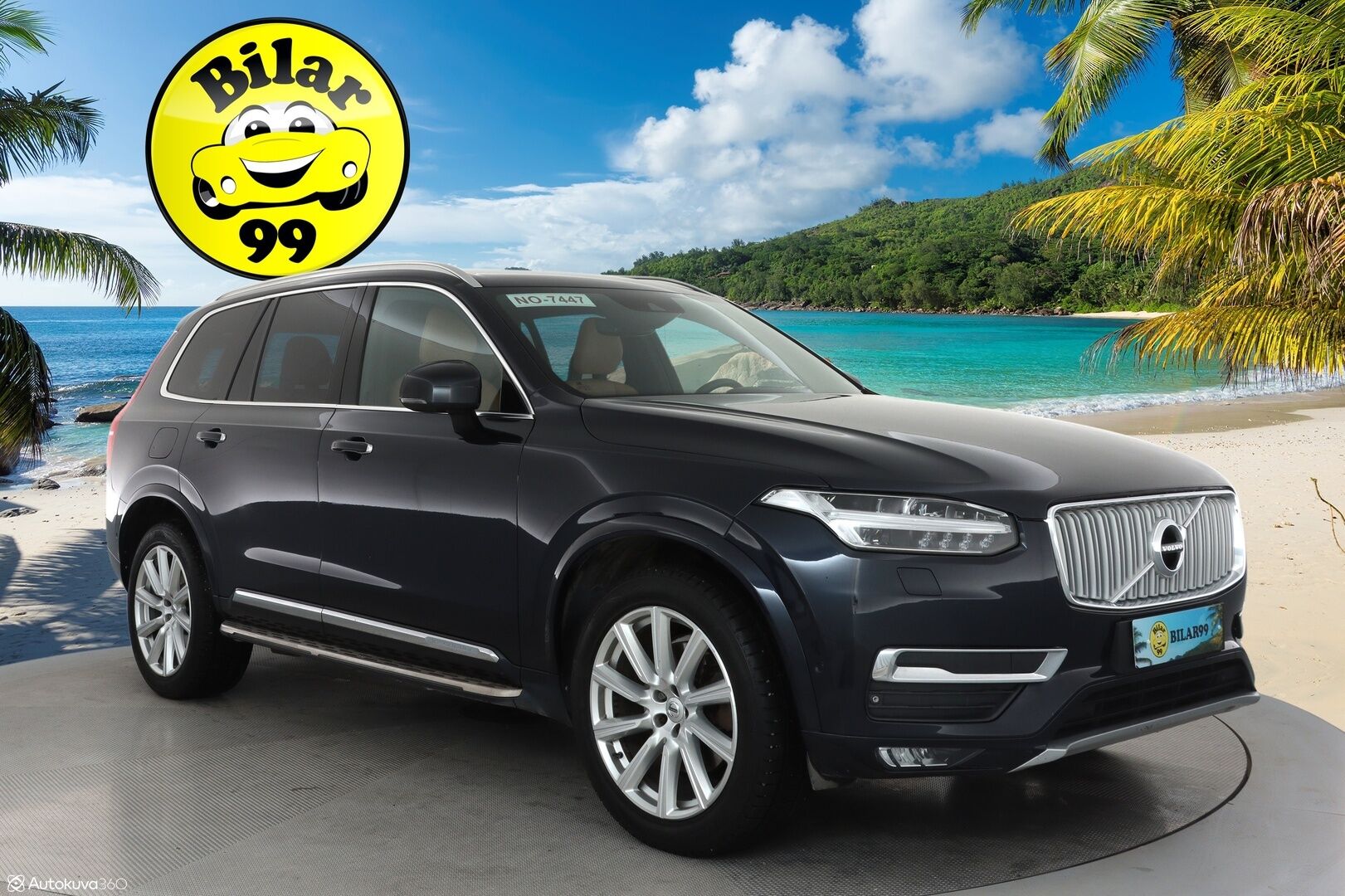 Volvo XC90 2016 D5 AWD Inscription aut **Webasto / Koukku / Adapt.Vakkari / Full-LED / Sporttinahat Muistilla / Istuimet-7 / P.Kamera** - 3,99 % KORKOTARJOUS TÄHÄN AUTOON - 4-Alueinen AC / Navi / Kaistavahti / KeylessGO / 2x Renkaat