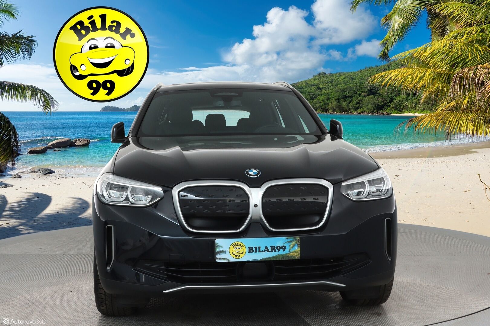 BMW IX3 2021 G08 Impressive **HUD / 360° Kamera / Adapt.Vakkari / Koukku / Sporttipenkki Muistilla / Adapt-LED / Harman/Kardon** - 3,99 % KORKOTARJOUS TÄHÄN AUTOON - Navi / Kaistavahti / KeylessGO / 2x Renkaat / Akku Testattu!