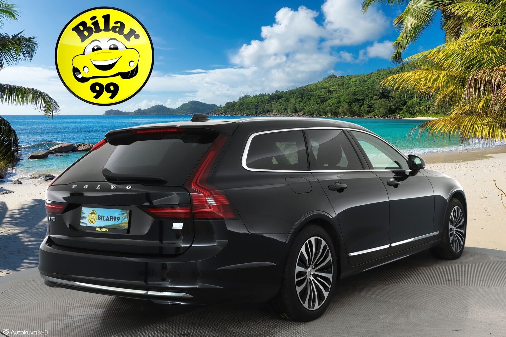 Volvo V90 2023 T6 350 AWD Core Bright Auto **Koukku / Adapt.Vakkari / P.kamera / LED-valot / Kaistavahti / Google Maps / KeylessGO** - Facelift / Lisälämmitin / Akku kuntotarkastettu / Digimittaristo / 2x Renkaat 