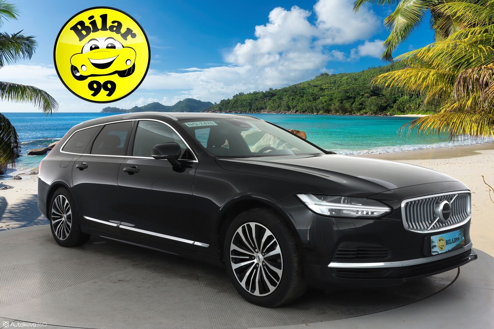 Volvo V90 2023 T6 350 AWD Core Bright Auto **Koukku / Adapt.Vakkari / P.kamera / LED-valot / Kaistavahti / Google Maps / KeylessGO** - 3,99 % KORKOTARJOUS TÄHÄN AUTOON - Akku kuntotarkastettu / Digimittaristo / 2x Renkaat