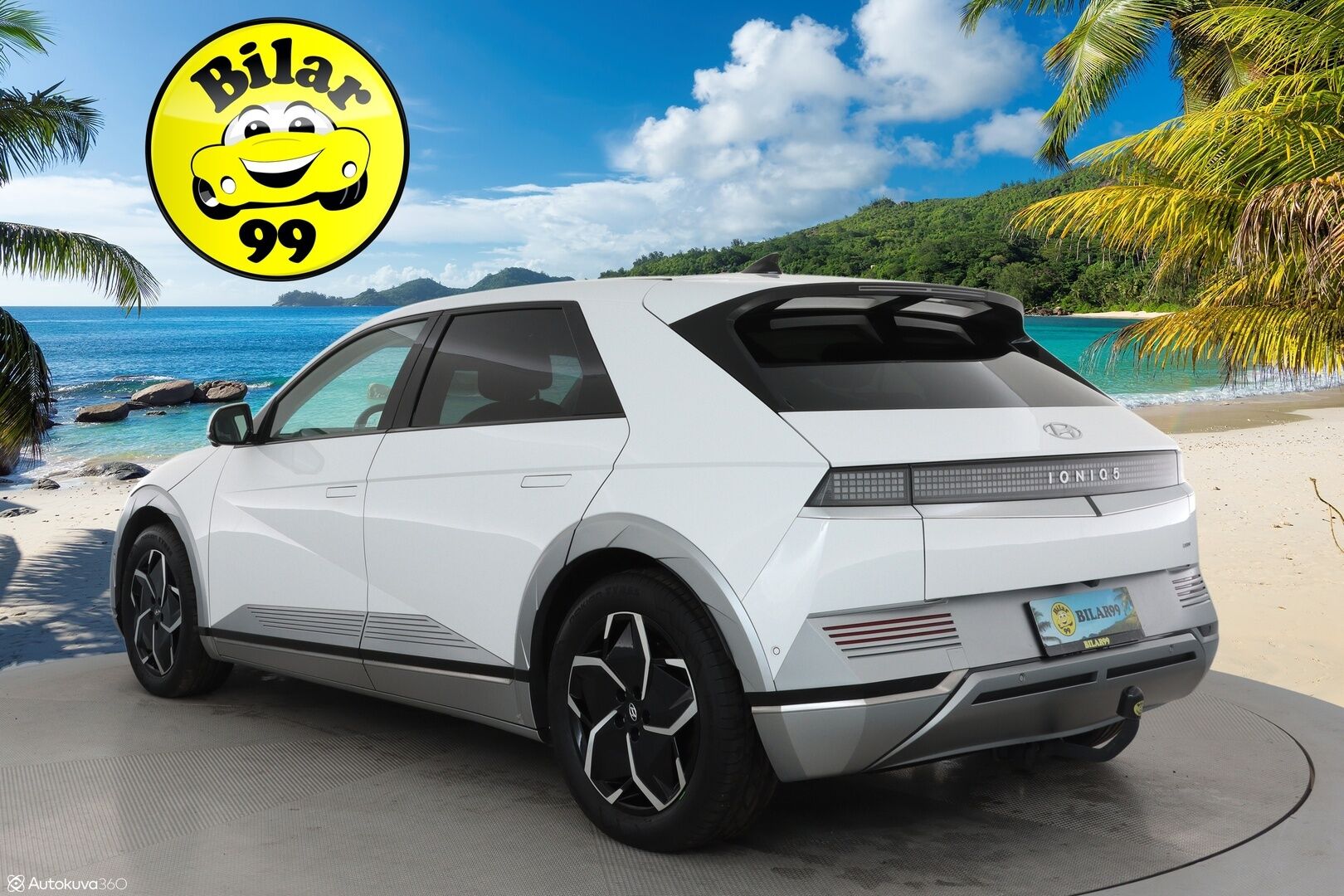 HYUNDAI IONIQ 5 2022 73kWh 305hv Advanced AWD ** Lämpöpumppu / HUD / Adapt.vakkari / Bose / 360 kamera / Koukku / Muistipenkki - Akku kuntotarkastettu / Apple&Android / Keyless 