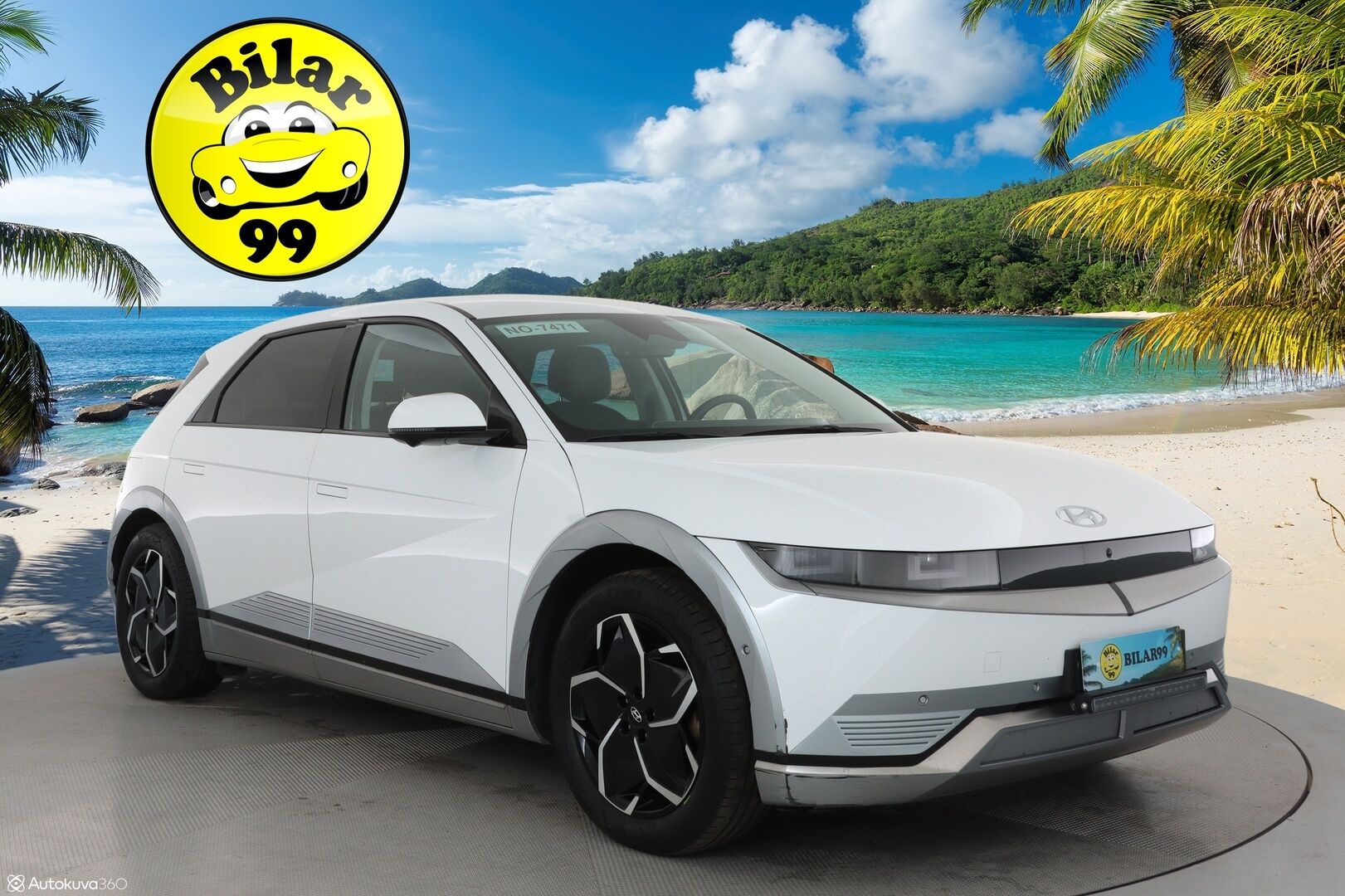 HYUNDAI IONIQ 5 2022 73kWh 305hv Advanced AWD ** Lämpöpumppu / HUD / Adapt.vakkari / Bose / 360 kamera / Koukku / Muistipenkki - Akku kuntotarkastettu / Apple&Android / Keyless 